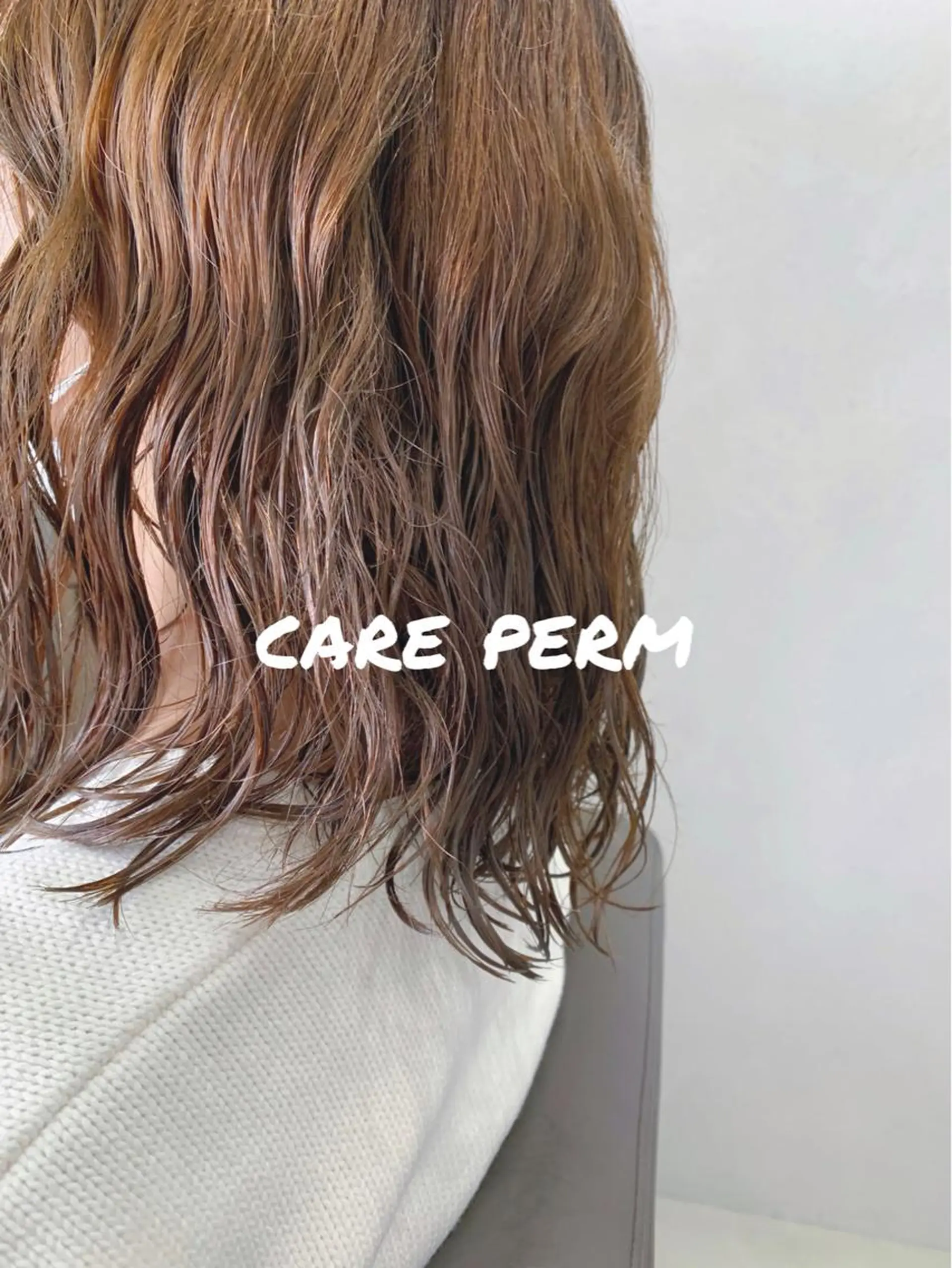 ミディアム パーマ ボブパーマコテ巻き風 パーマNo1深江秀平のヘアスタイル