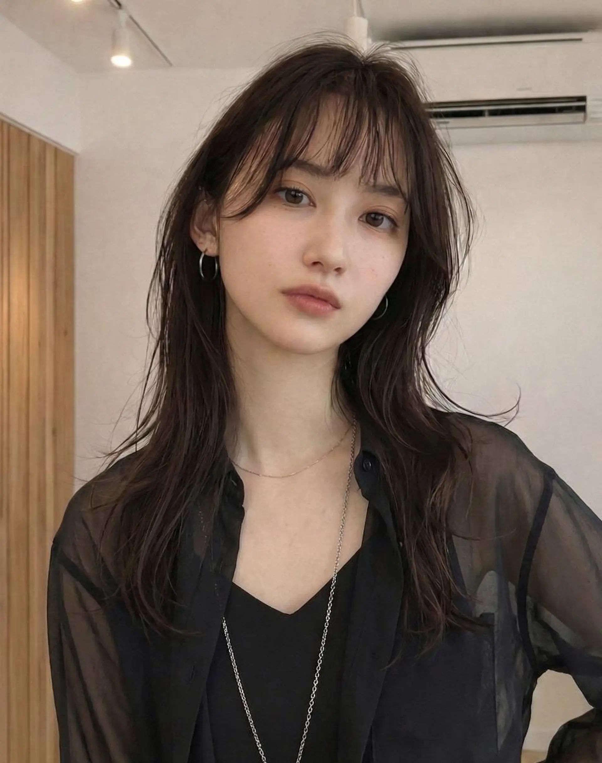 ロング パーマ カット パーマ レイヤー/パーマ 透明感カラー倉持弘人のヘアスタイル