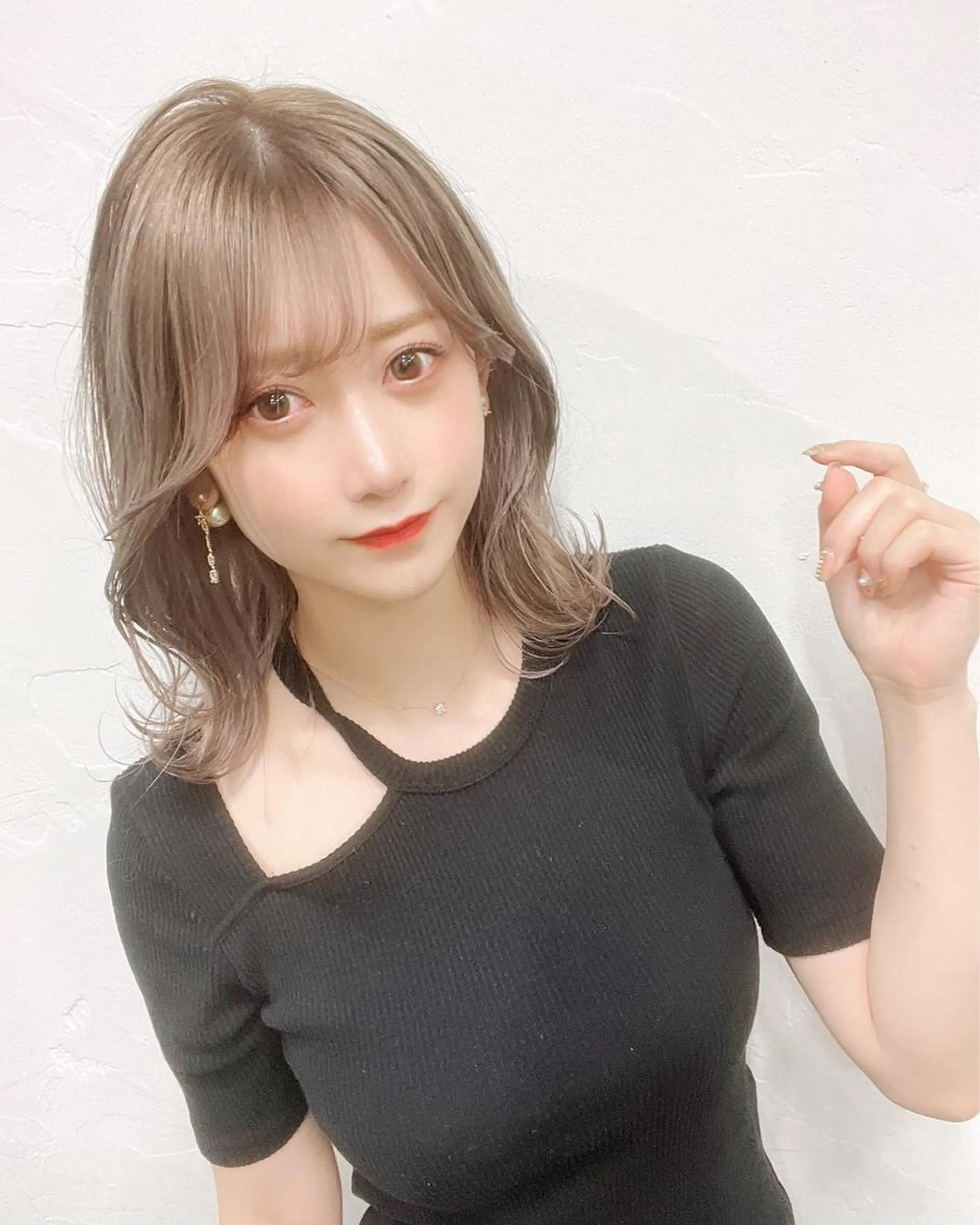 ミディアム くびれヘア 韓国風ヘア 黒染め落とし メンズミディアムのヘアスタイル