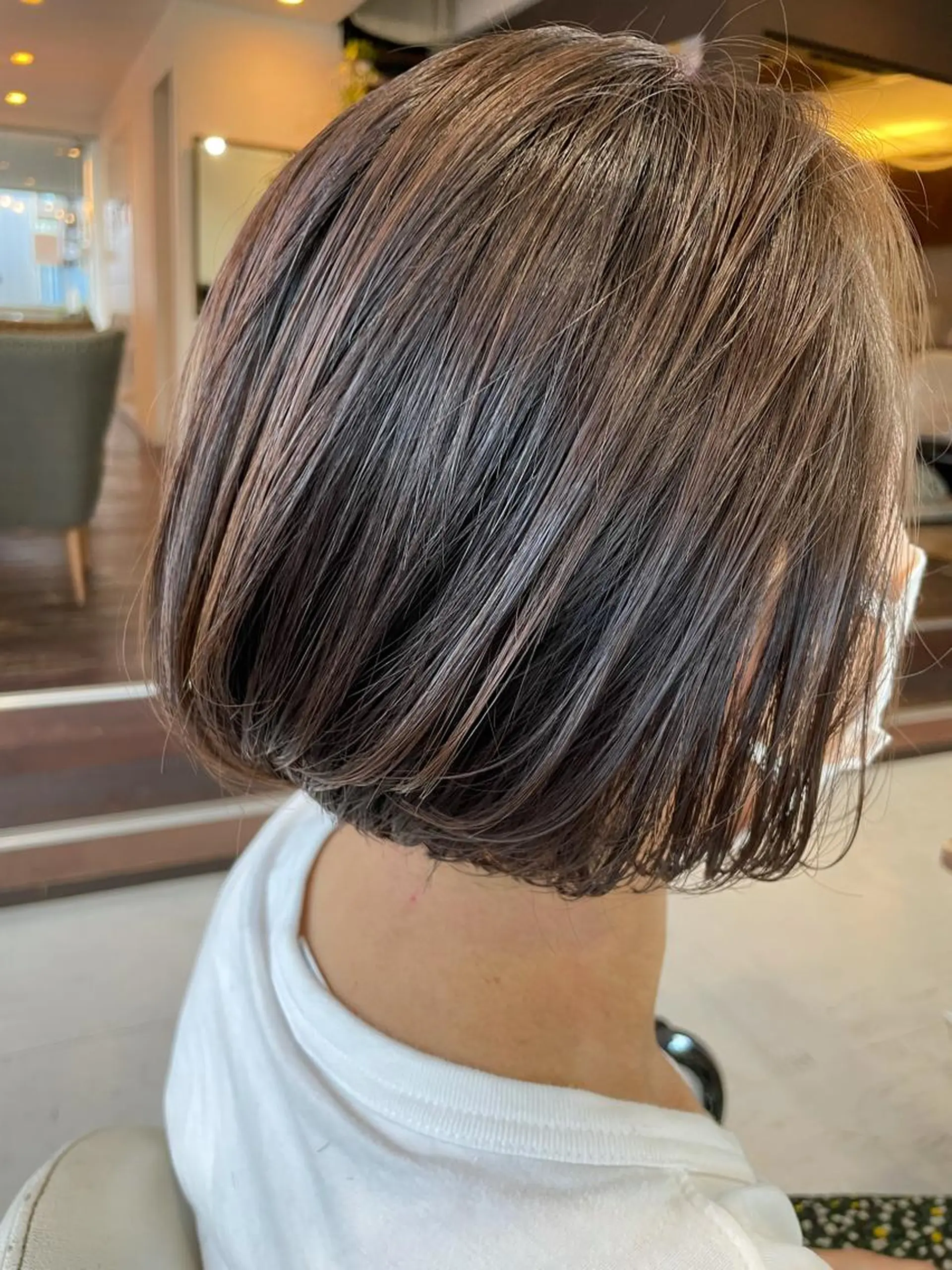 ミディアム カラー 伊丹Pilina 山田のヘアスタイル