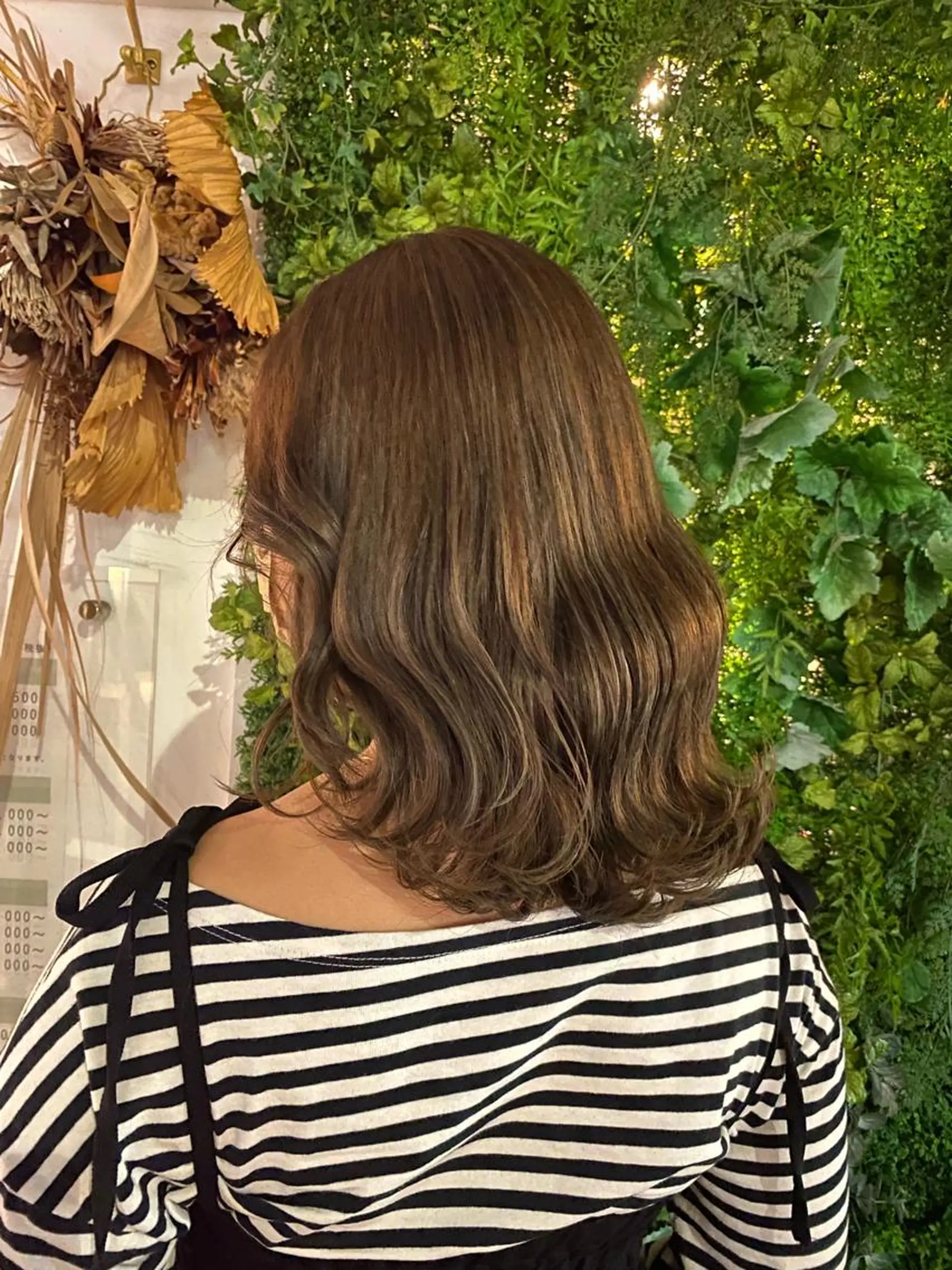 ミディアム カラー カット ヘアカラー 透明感カラー/韓国 ヘア🩶yuri🩵のヘアスタイル