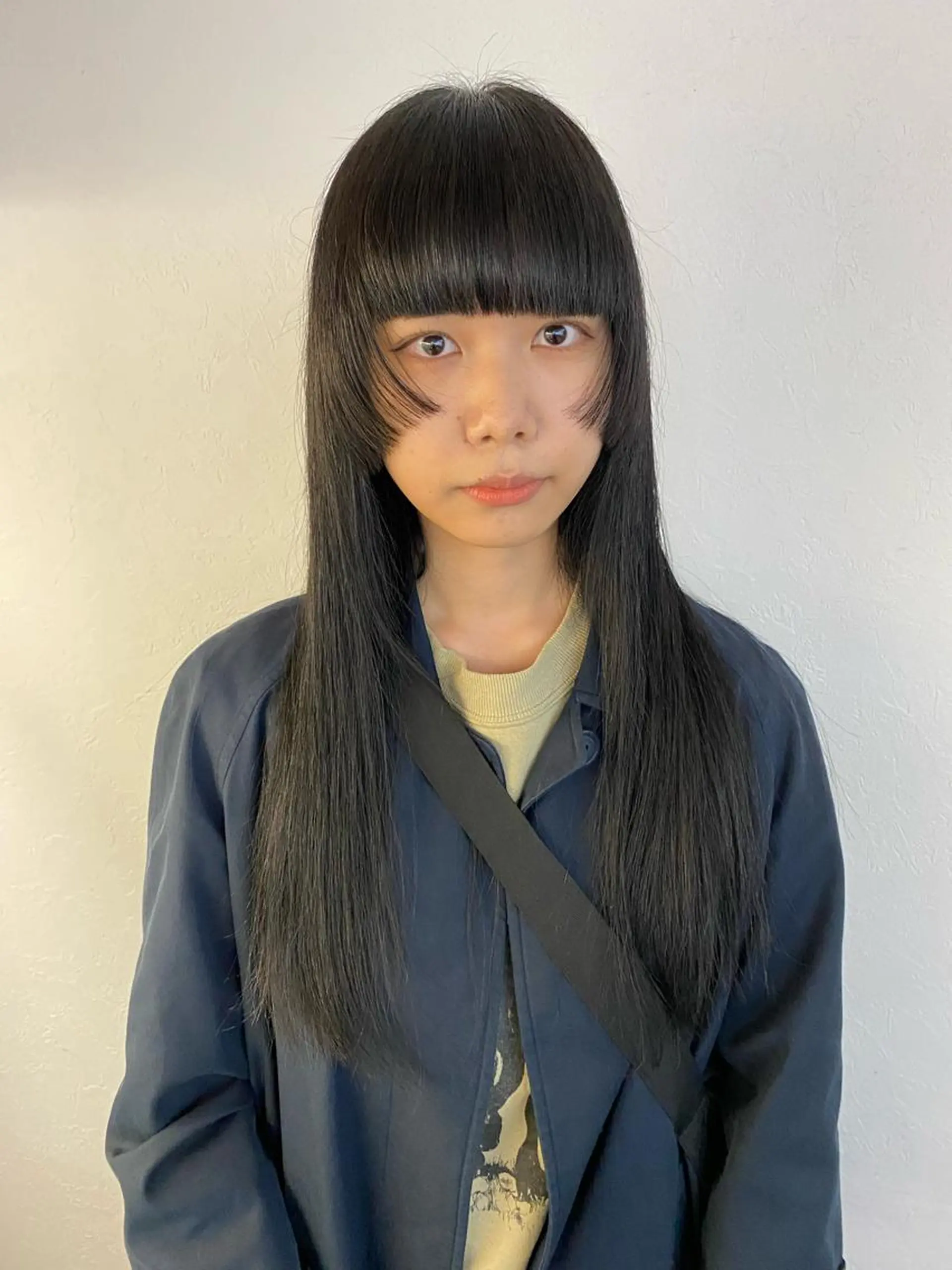 ロング ロング カット トリートメント 森貴裕/ベージュ/ パーマ/オリーブのヘアスタイル