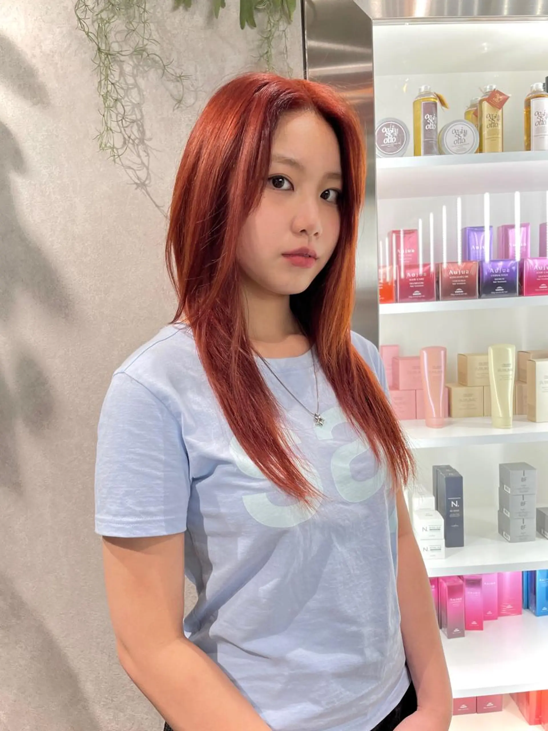 カラー スミレ /アレンジ /コーンロウ/メンズのヘアスタイル