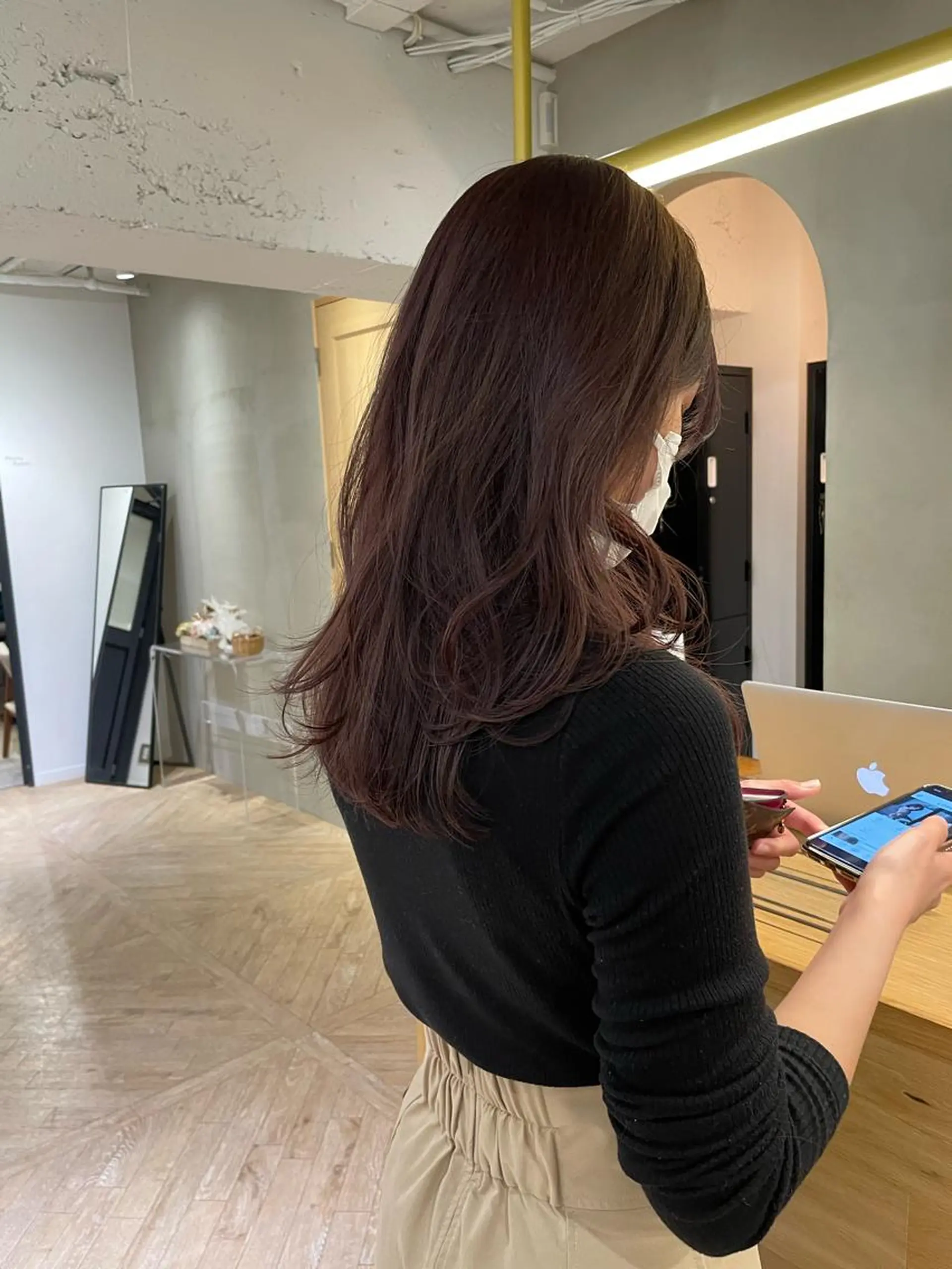 カラー ヘアカラー レイヤーカット🍏 パーマ/ののかのヘアスタイル