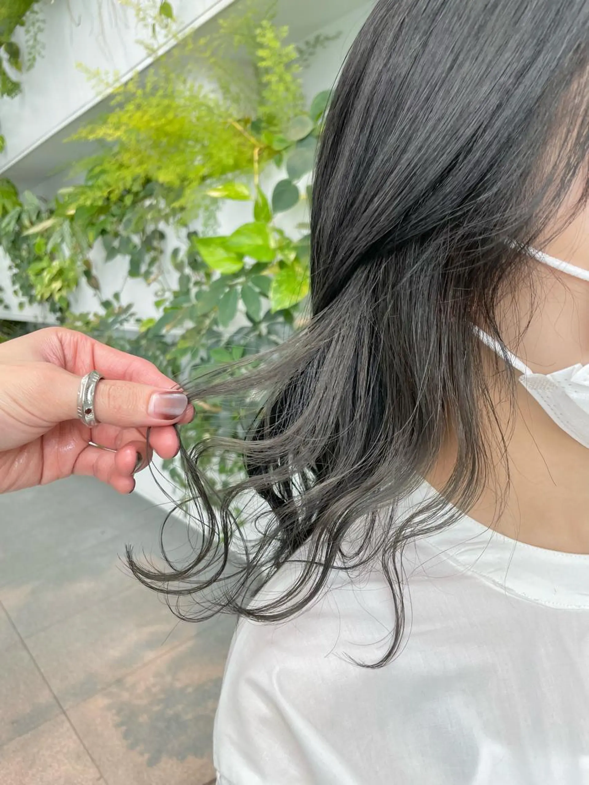 ミディアム ヘアカラー 東北No.1完全個室 💐梶谷社長のヘアスタイル