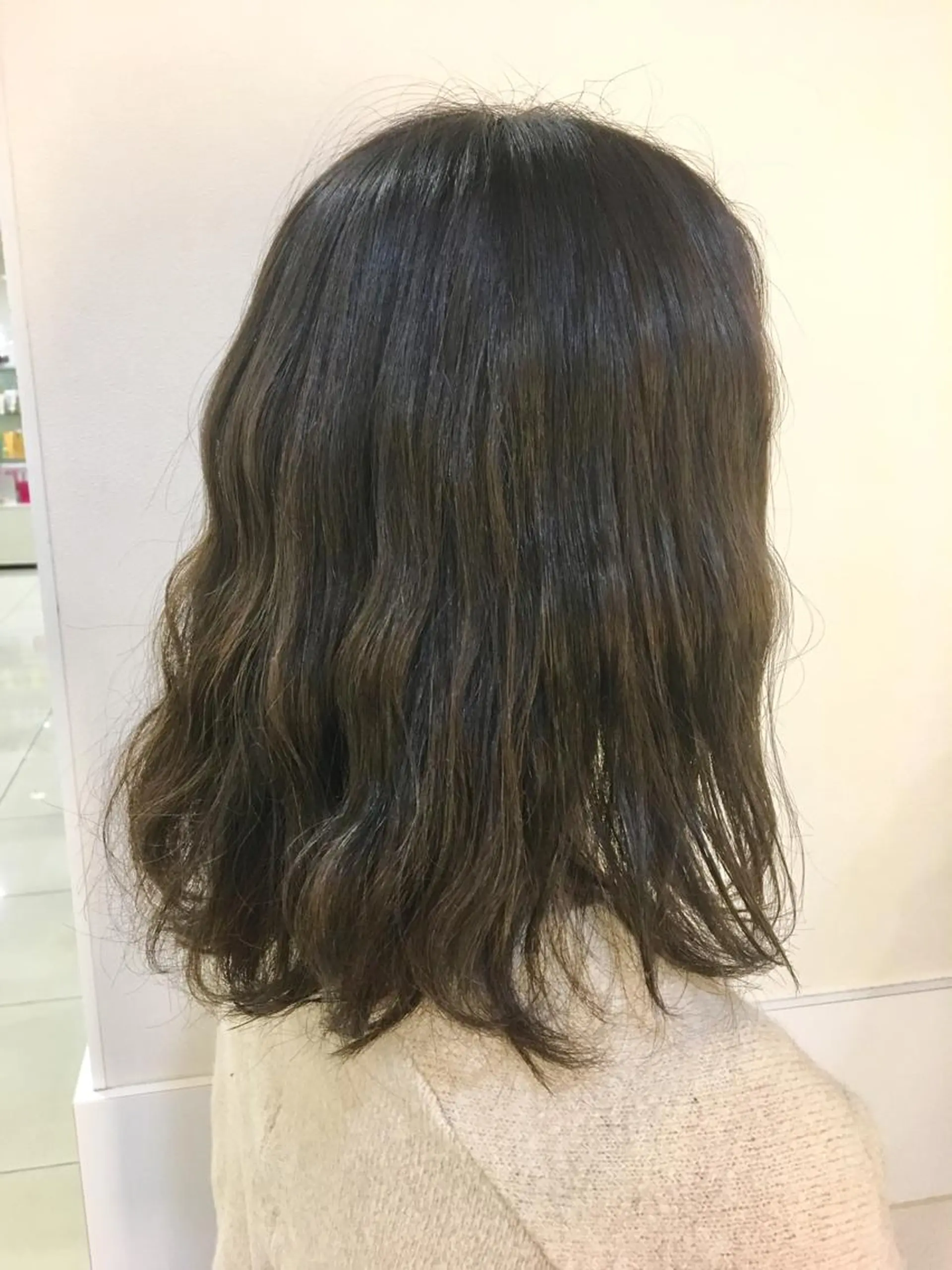 ミディアム 広がり、まとまらない お悩み改善/ 中田のヘアスタイル