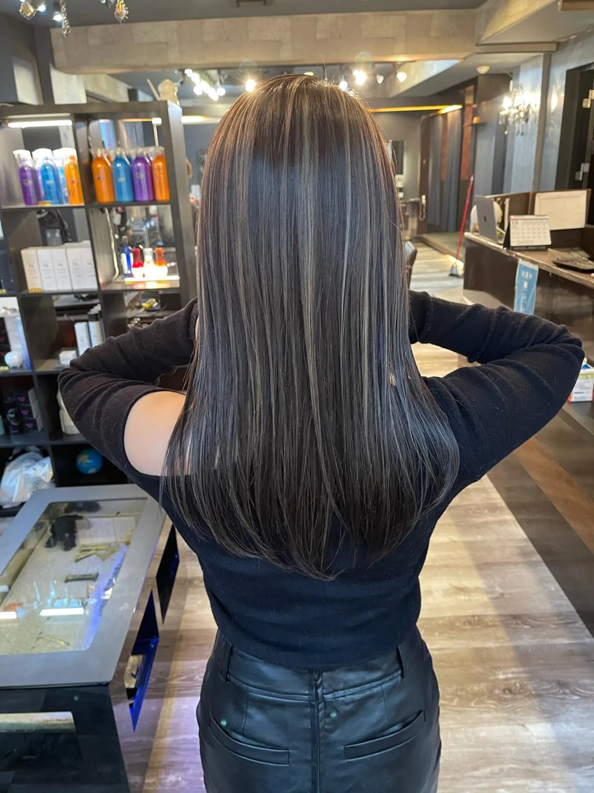 セミロング ヘアカラー ヘアセット KIRA スズキ タクヤ/店長のヘアスタイル