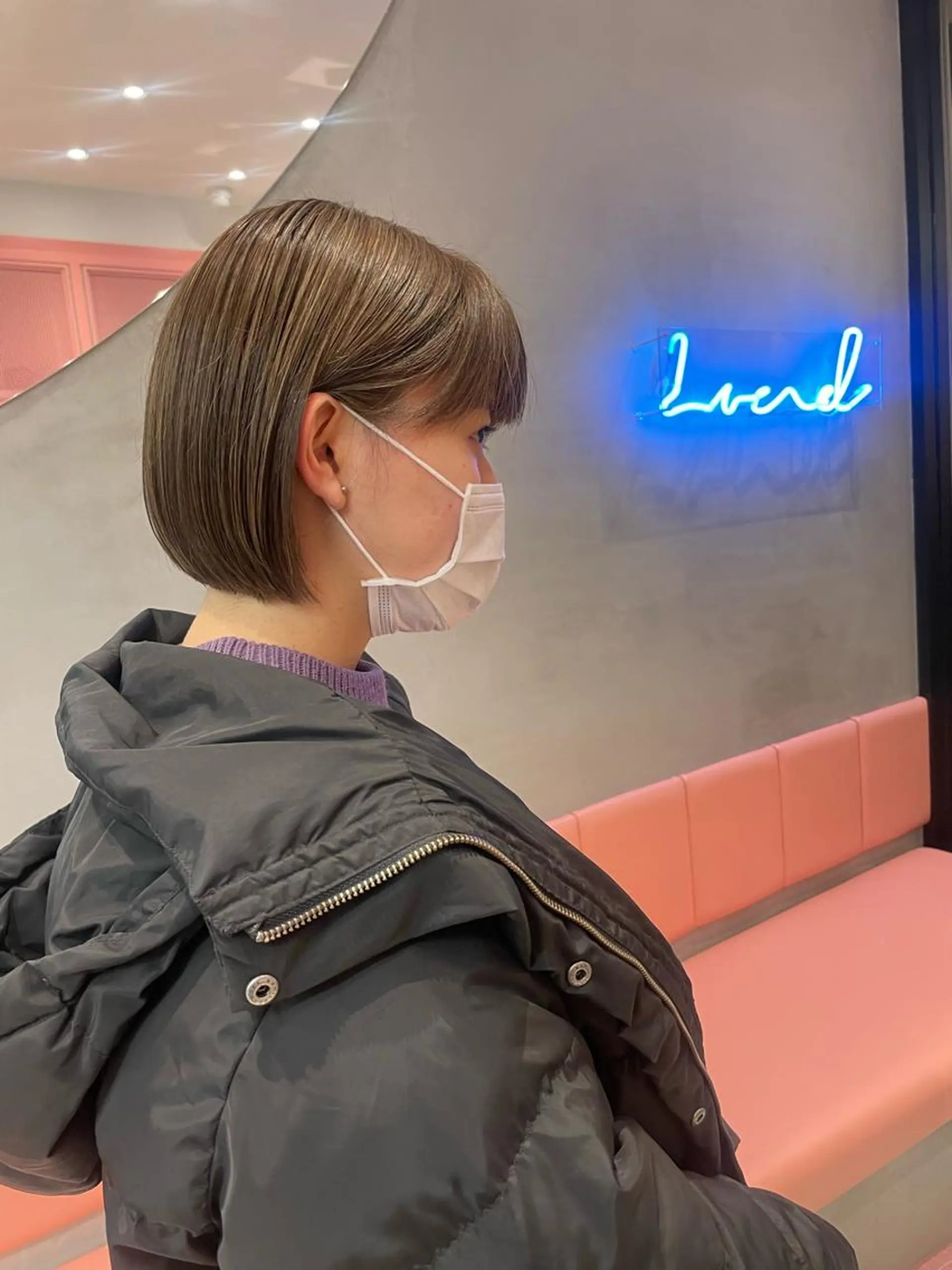 ショート Misaki /ボブ/縮毛矯正のヘアスタイル