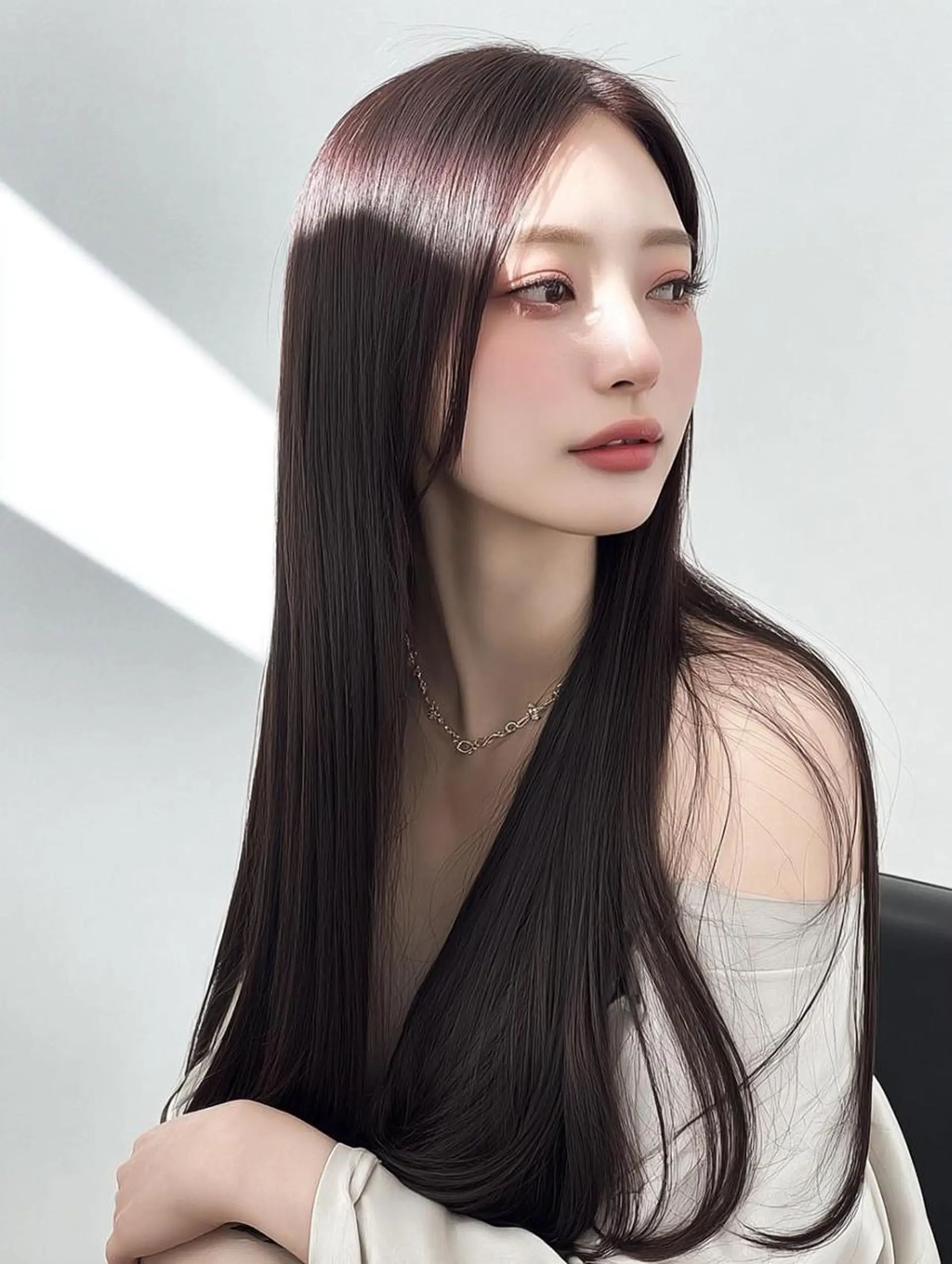 ロング 縮毛矯正 酸性ストレート/ 髪質改善/イソヤトモのヘアスタイル