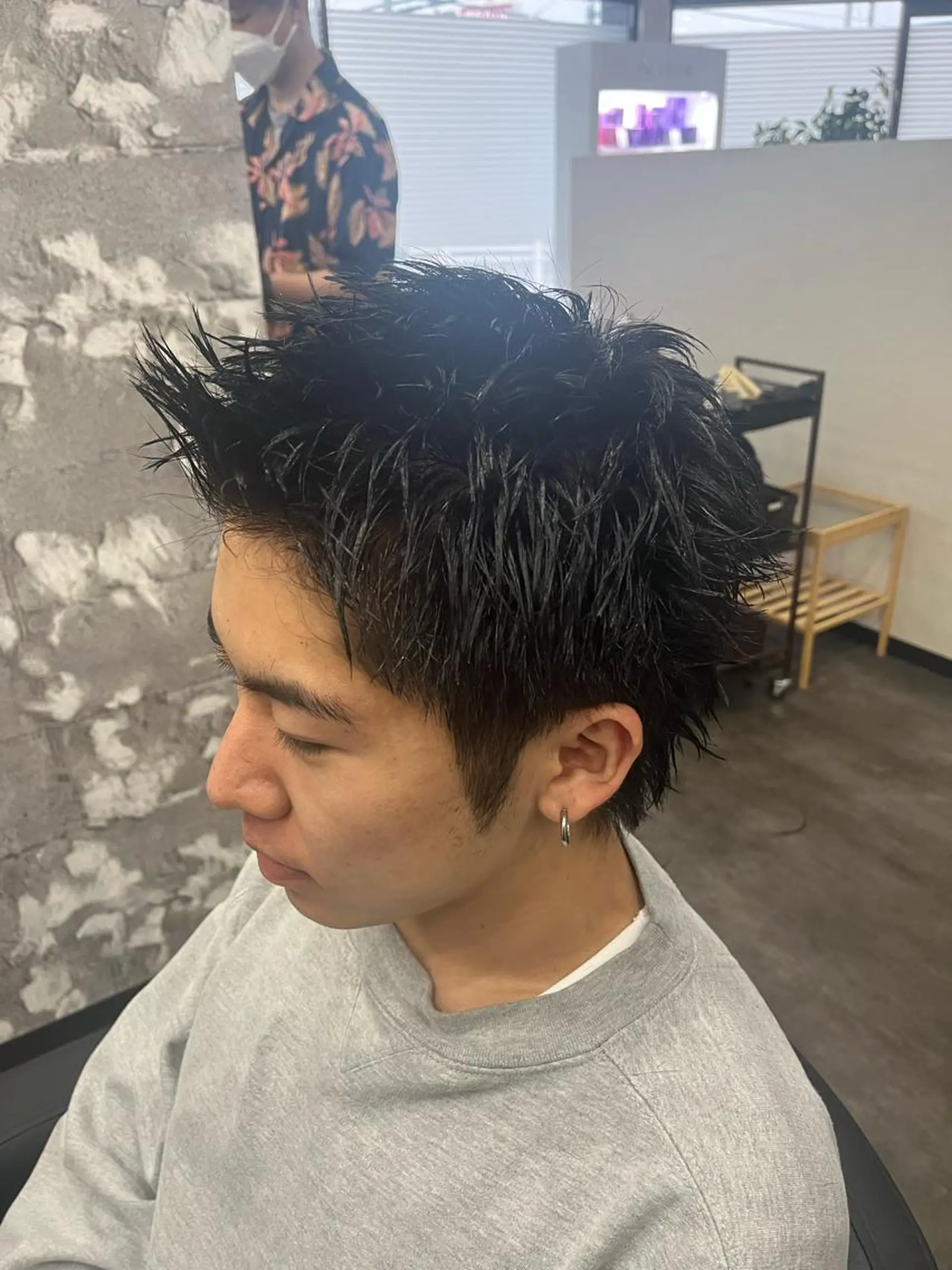 ショート スパイキーショート/ フェードカット/石田のヘアスタイル