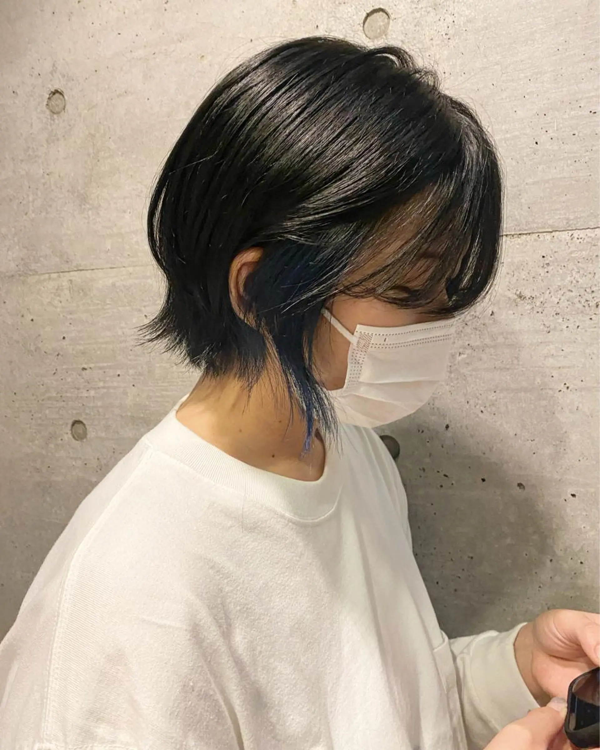 ショート カラー ブリーチ カット ヘアカラー トリートメント 後藤紗英/髪質改善 /オリーブベージュのヘアスタイル
