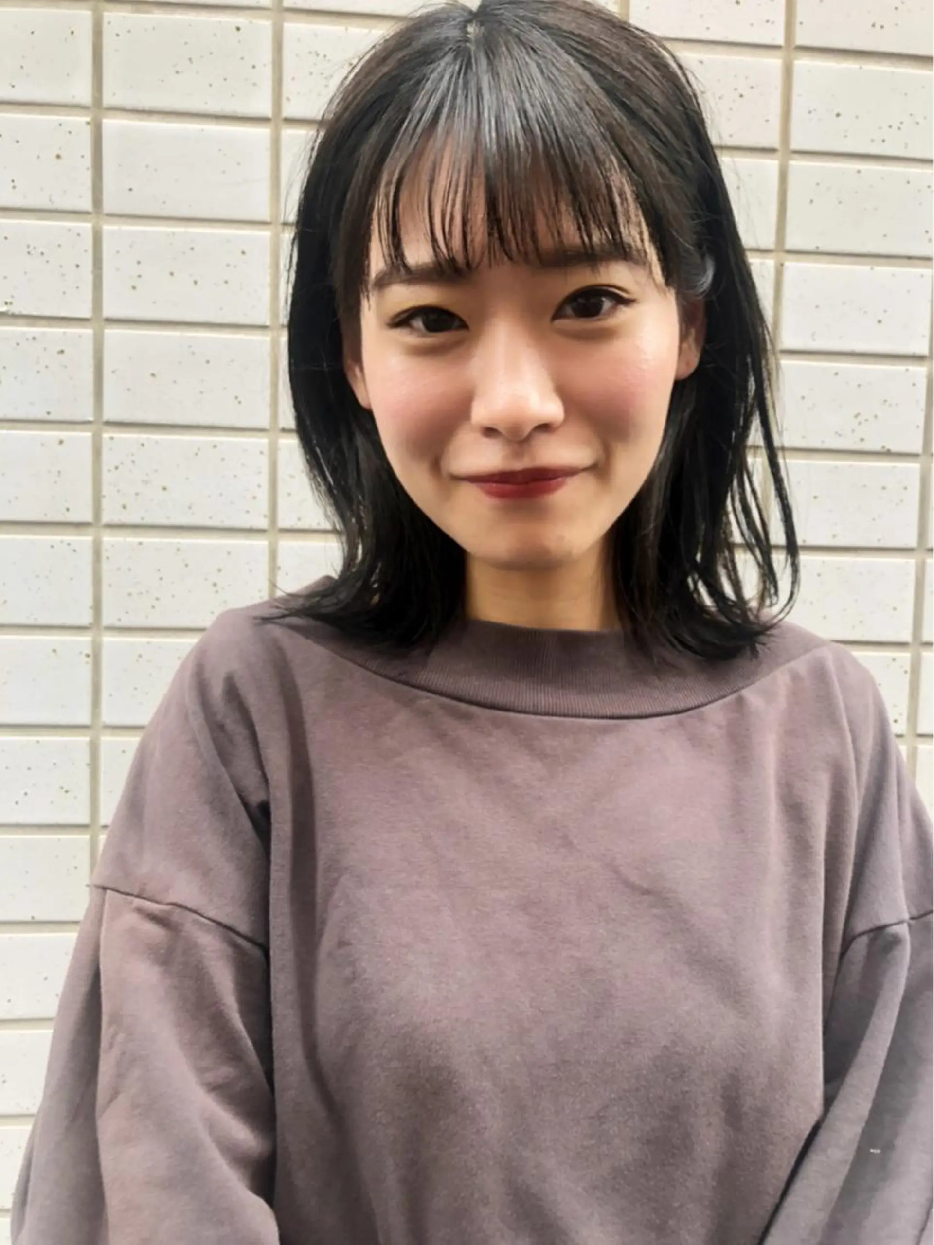 ミディアム カット ヘアカラー トリートメント ヘアセット 360°キレイな ショートカットのヘアスタイル