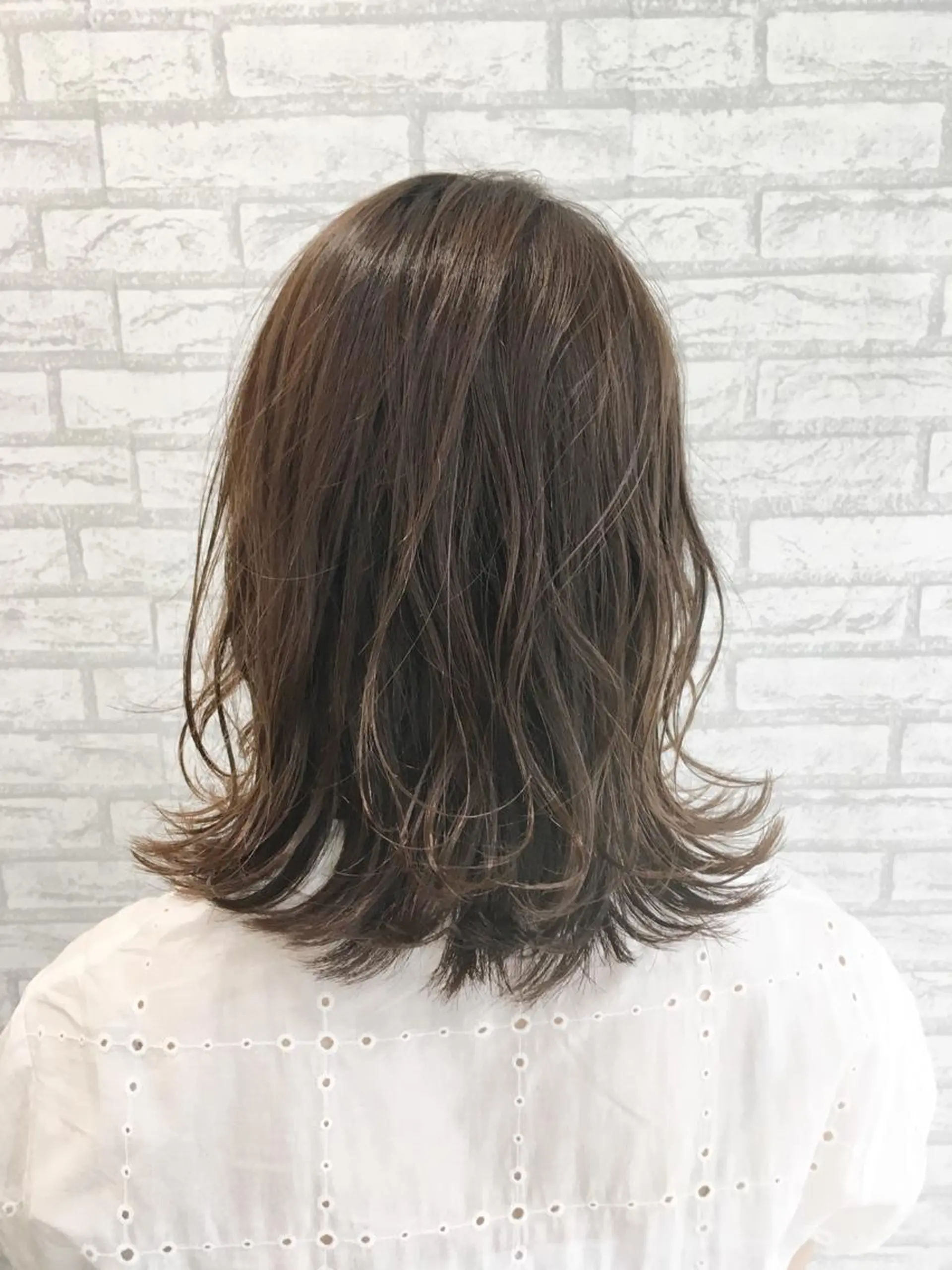 ミディアム ヘアカラー NYNY四條畷店 森 亮人のヘアスタイル