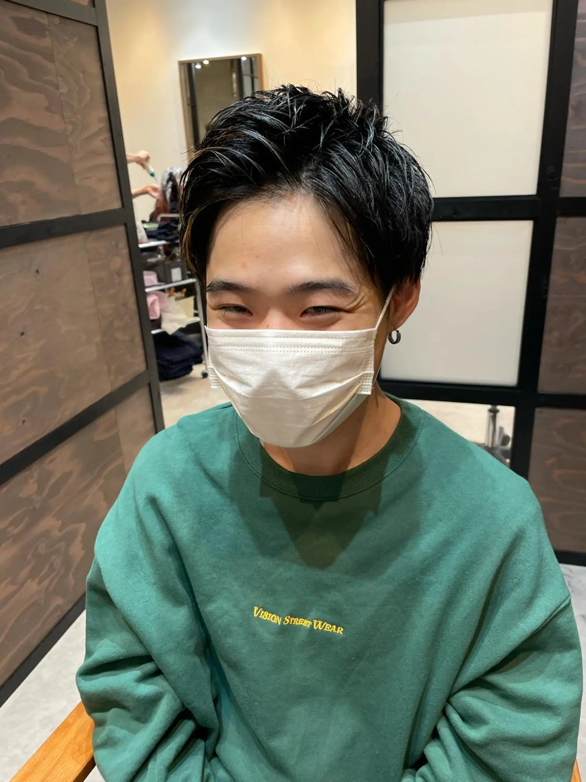 ショート カラー メンズ レイヤーカット/髪質 改善/矯正🤍吉田のヘアスタイル