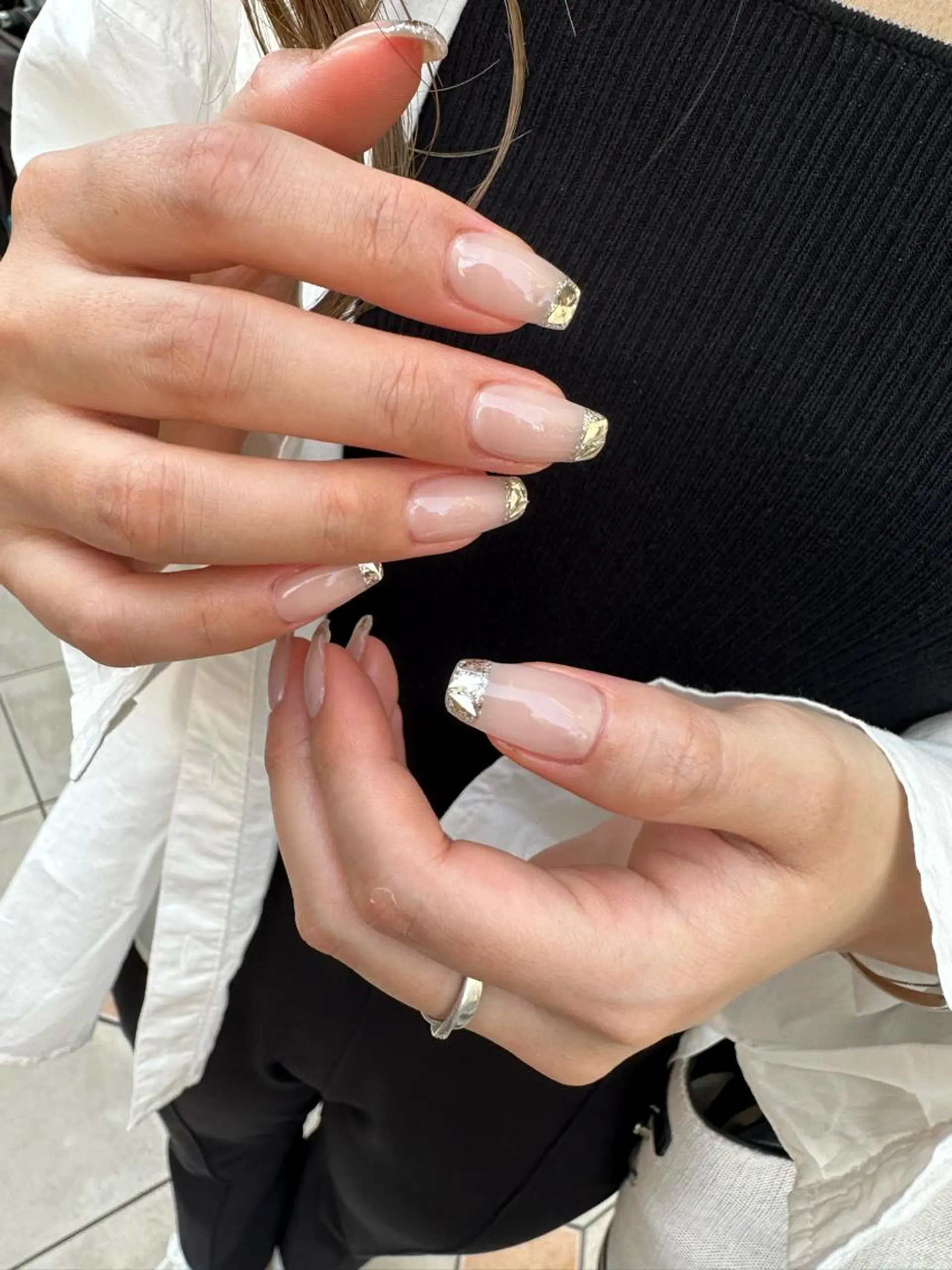 ロング カラー ヘアアレンジ キッズ ネイル マツエク・マツパ アイブロウ 福田 加奈のネイルデザイン