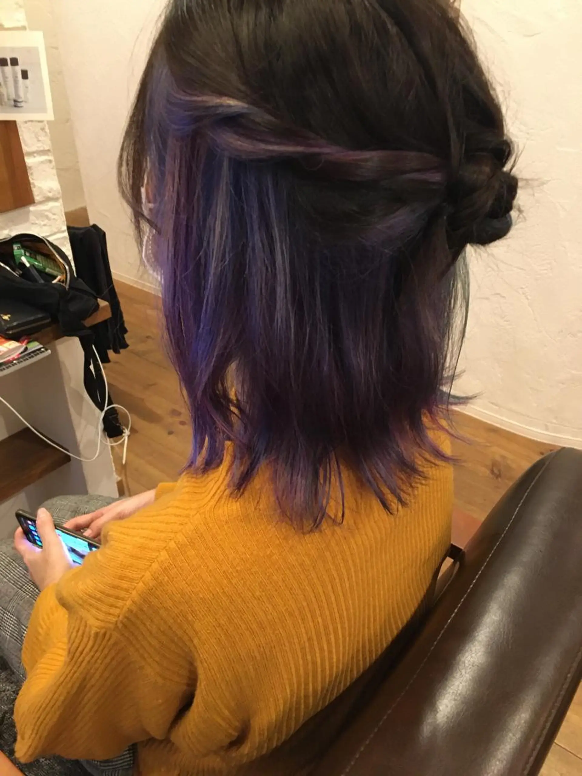 ミディアム 井上 真利のヘアスタイル