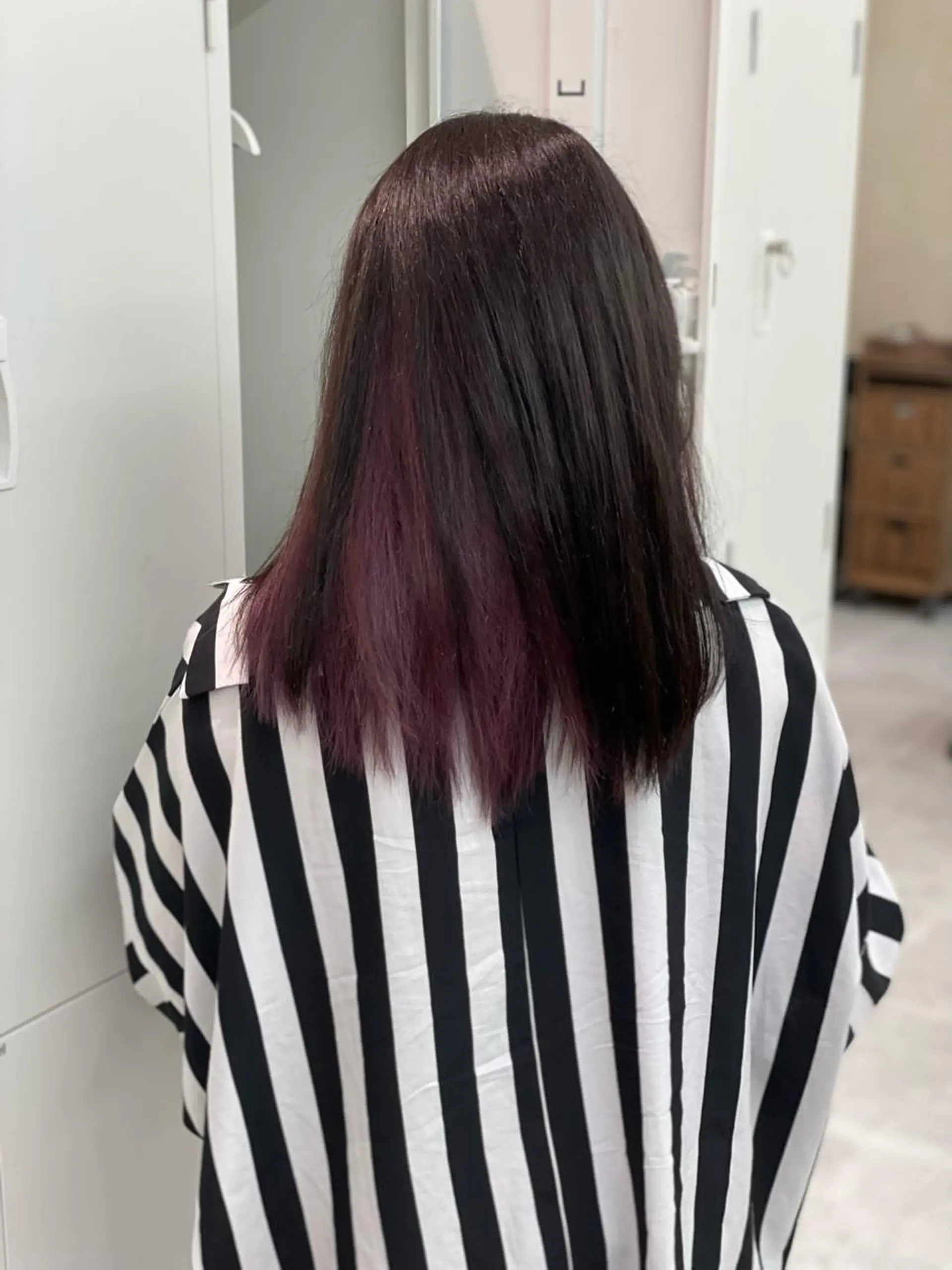 セミロング カラー ショーヤ/ブリーチ /エクステのヘアスタイル