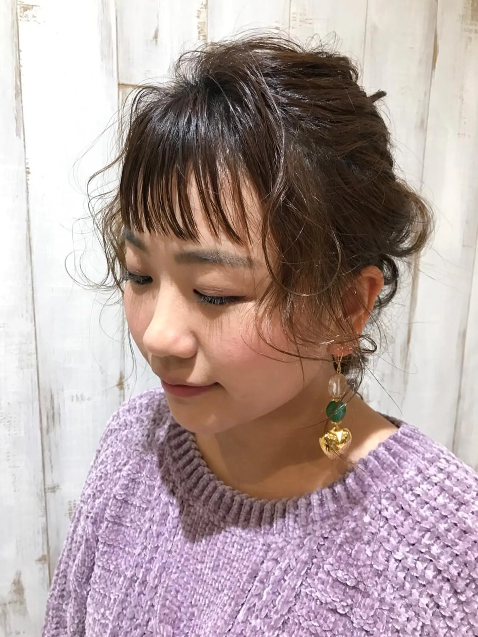カラー ヘアアレンジ 鈴木 まりやのヘアスタイル