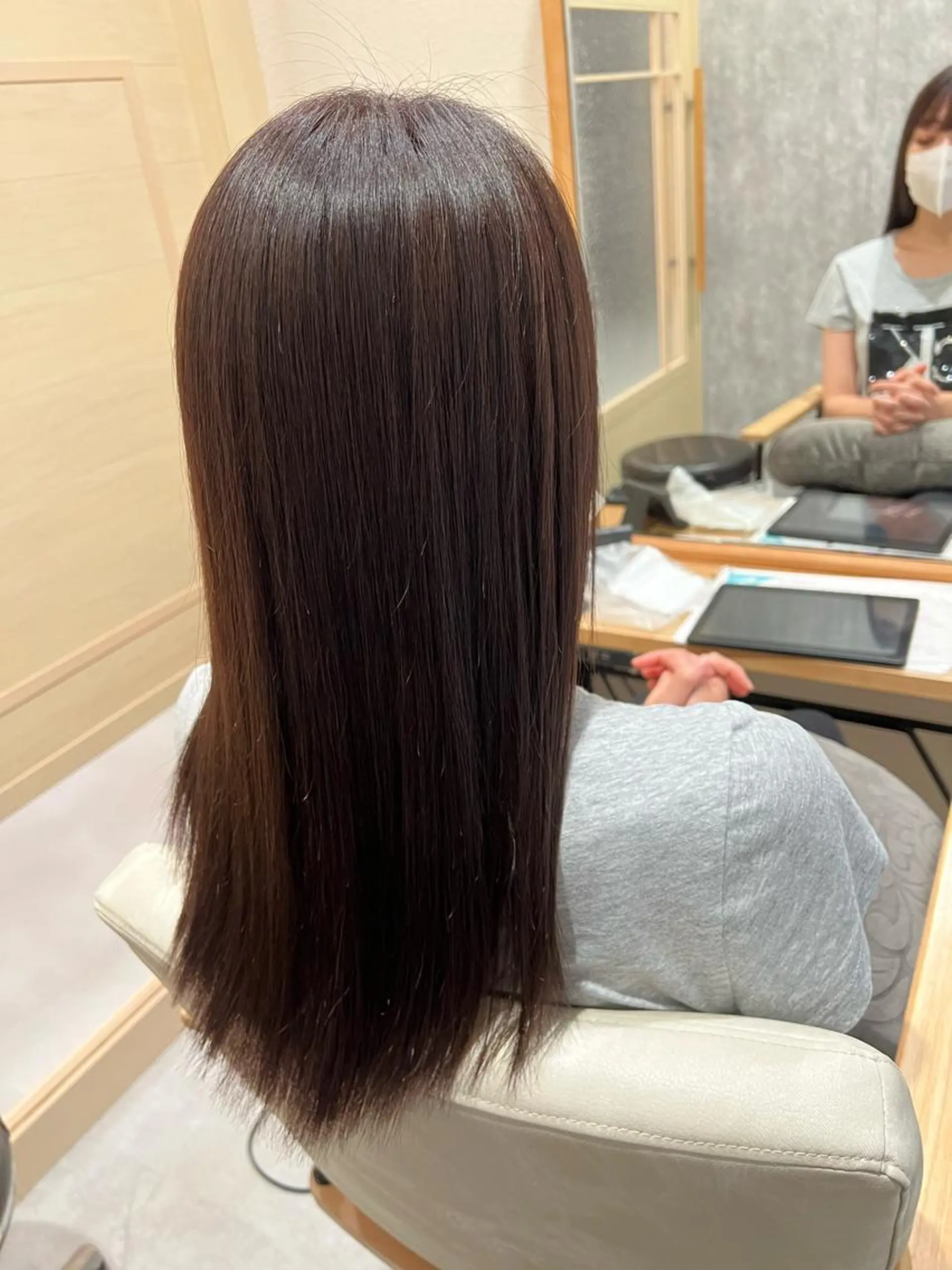 ロング カラー パーマ ヘアアレンジ 🌈髪質改善・美髪矯 正・平野瀬乃🌈のヘアスタイル