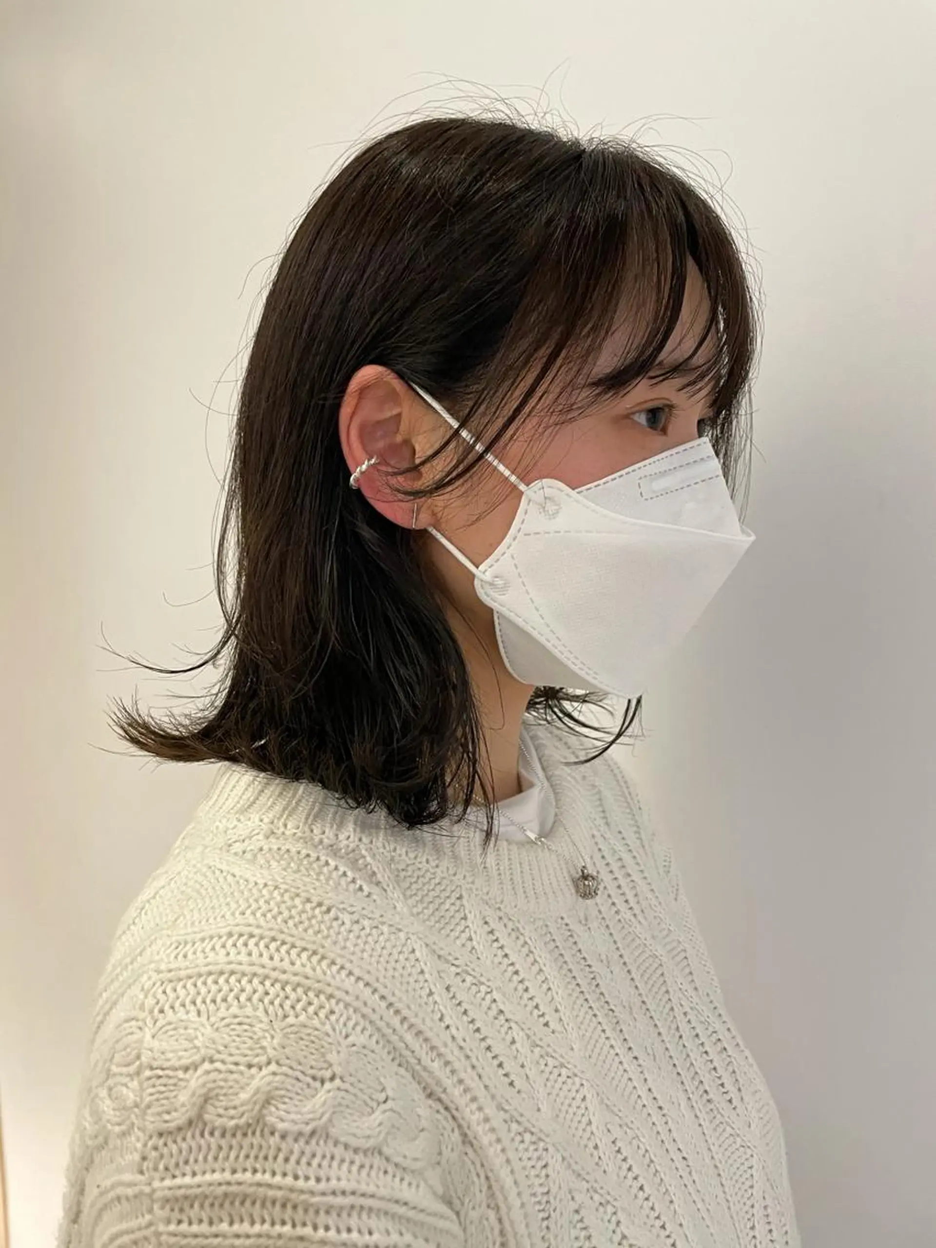 ミディアム カラー 斉藤 瑞恵のヘアスタイル