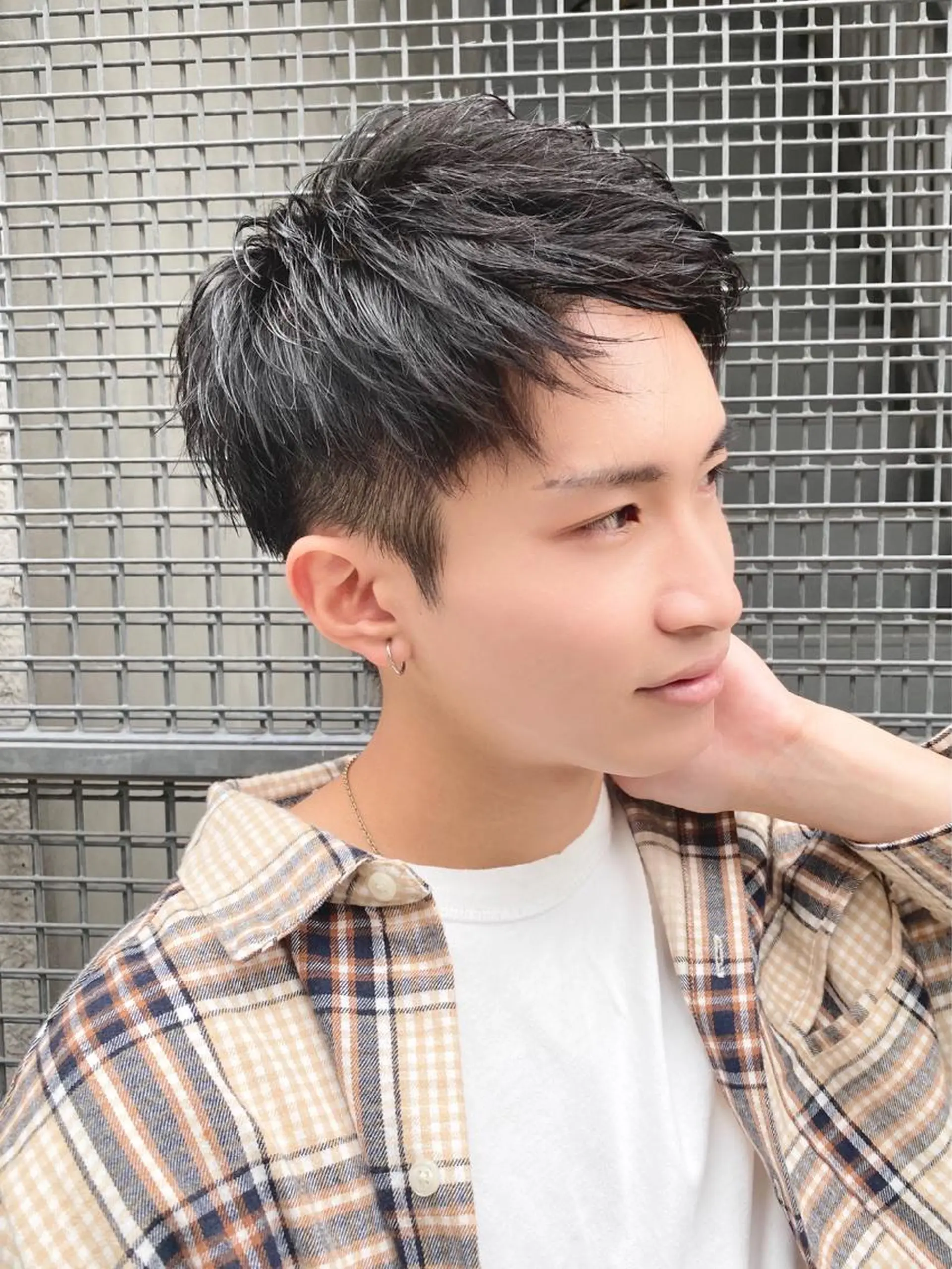 メンズ カット ヘアセット メンズブリーチカラー /パーマ ごーた立川のヘアスタイル