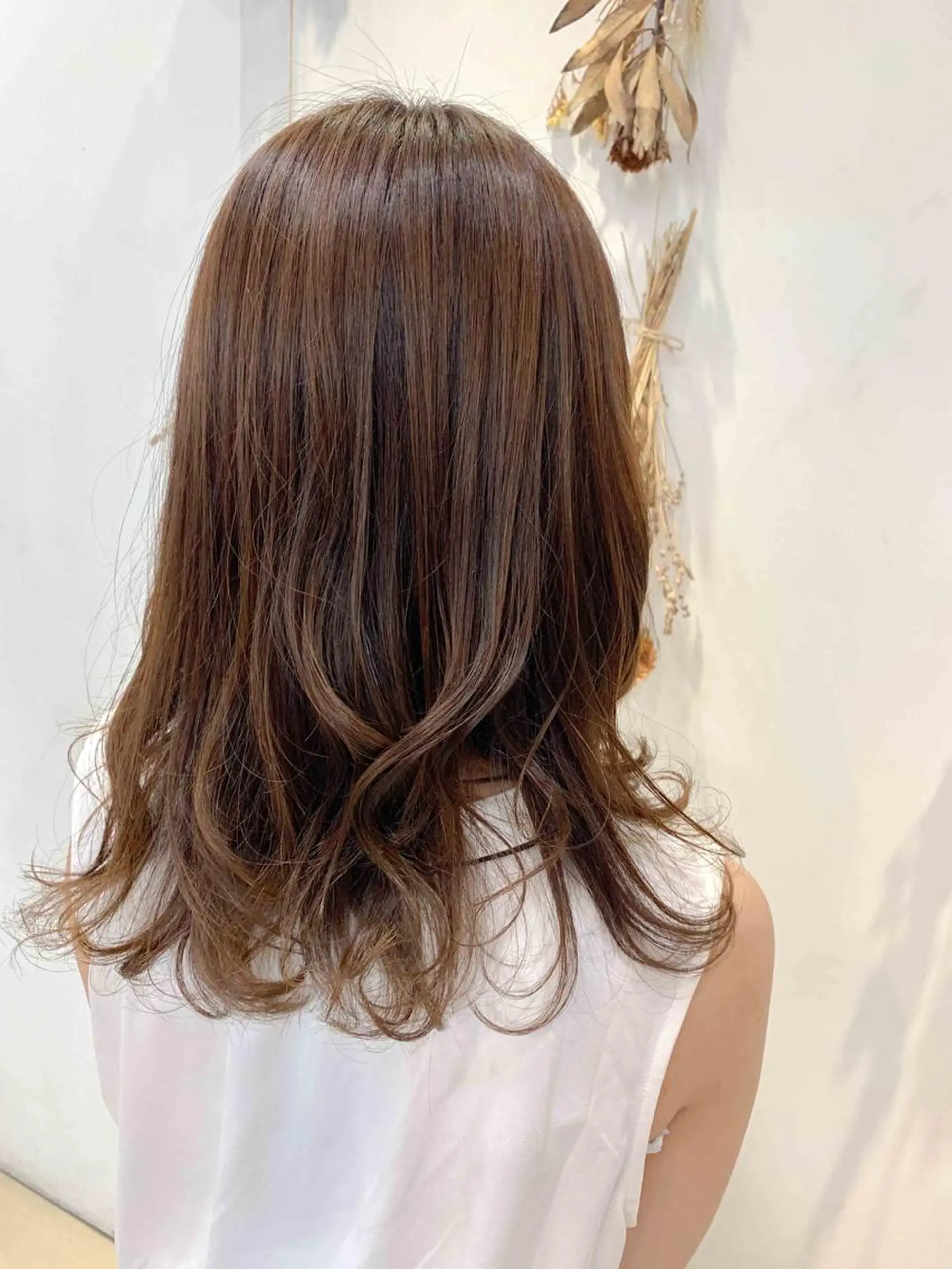 ロング カラー 縮毛矯正/髪質改善 /韓国風　山川春輝のヘアスタイル