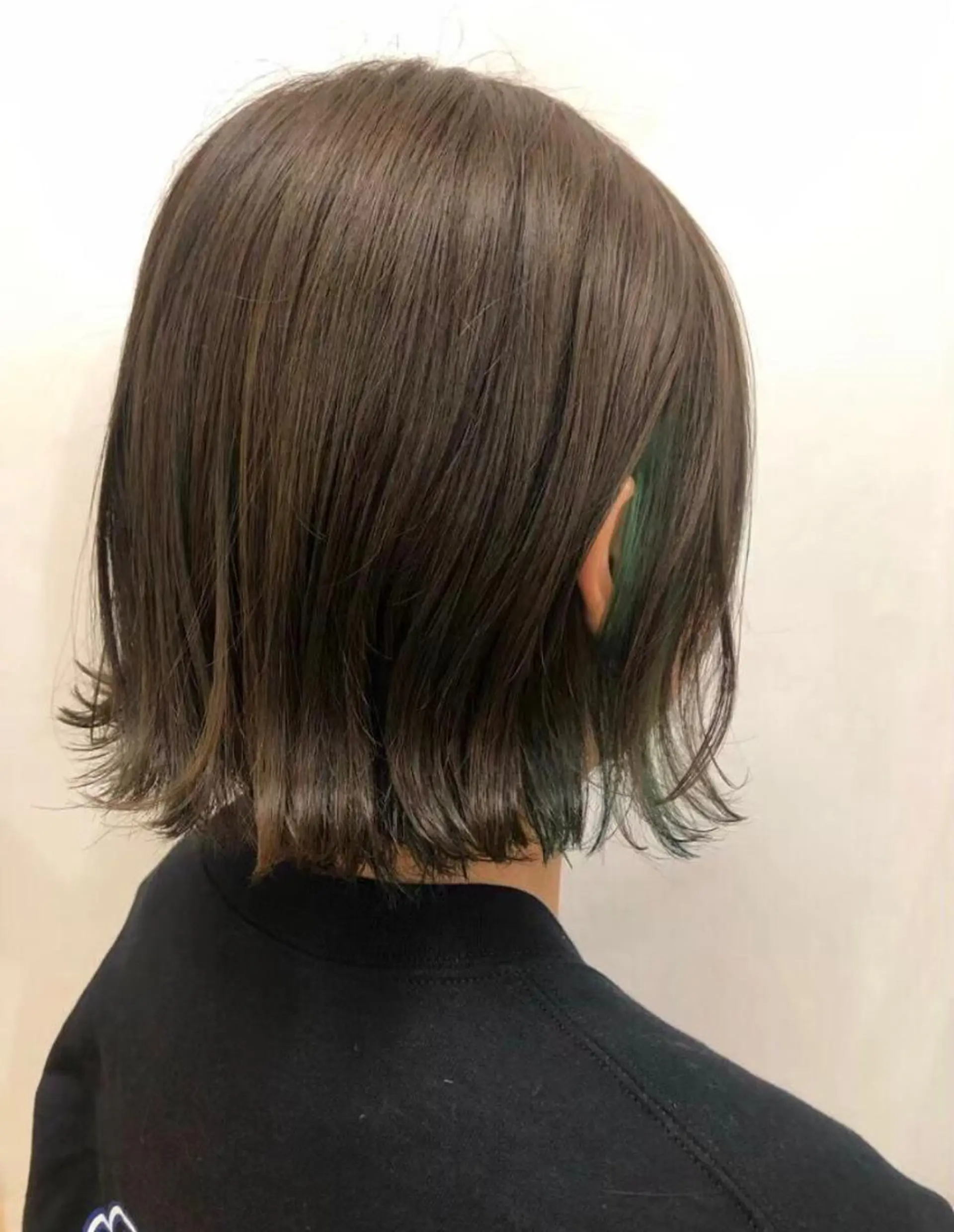 ミディアム カラー パーマ ヘアアレンジ 暖色ボブ 🍊rikakoのヘアスタイル