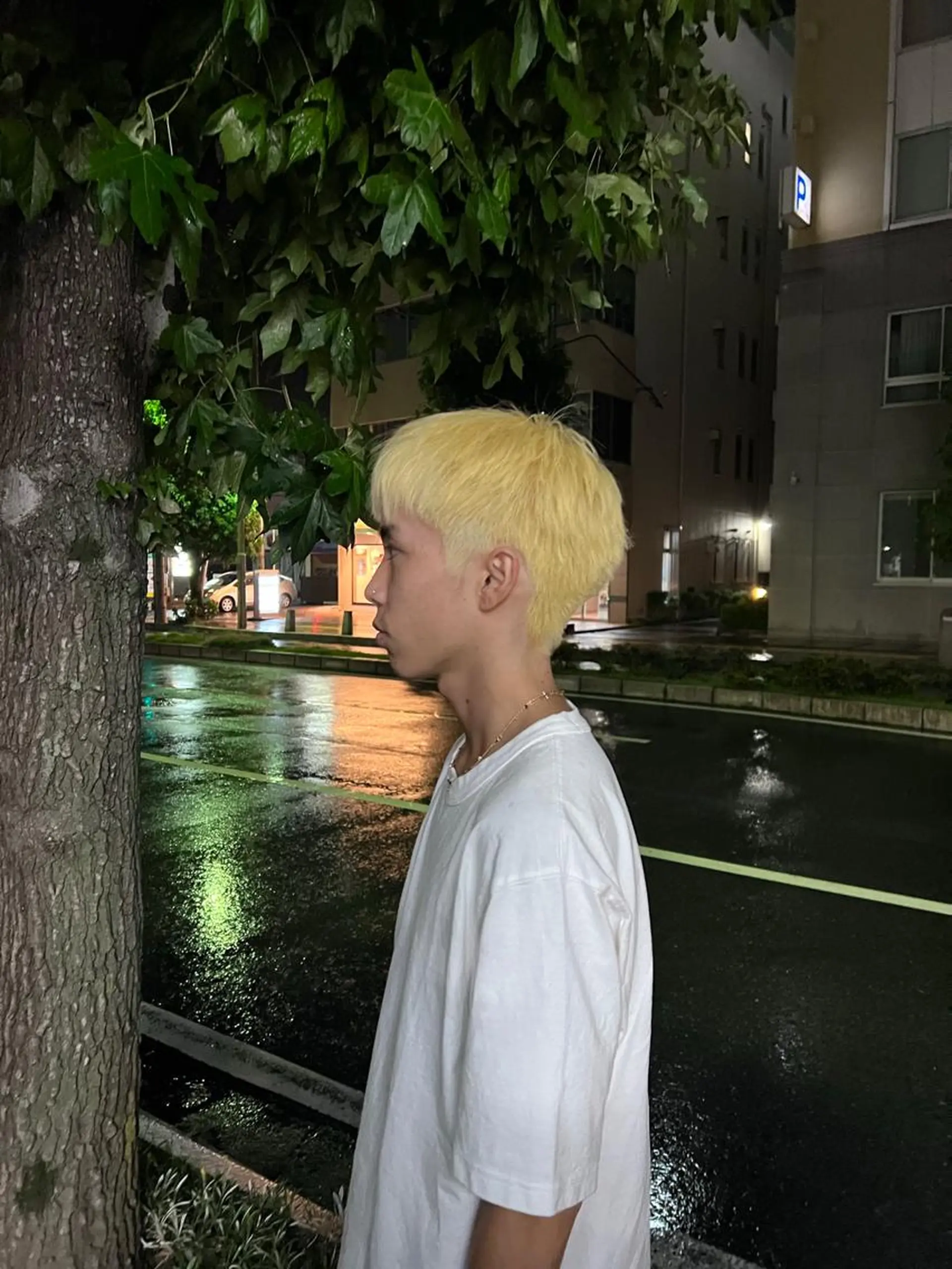 カラー メンズ 山本 竜輔のヘアスタイル