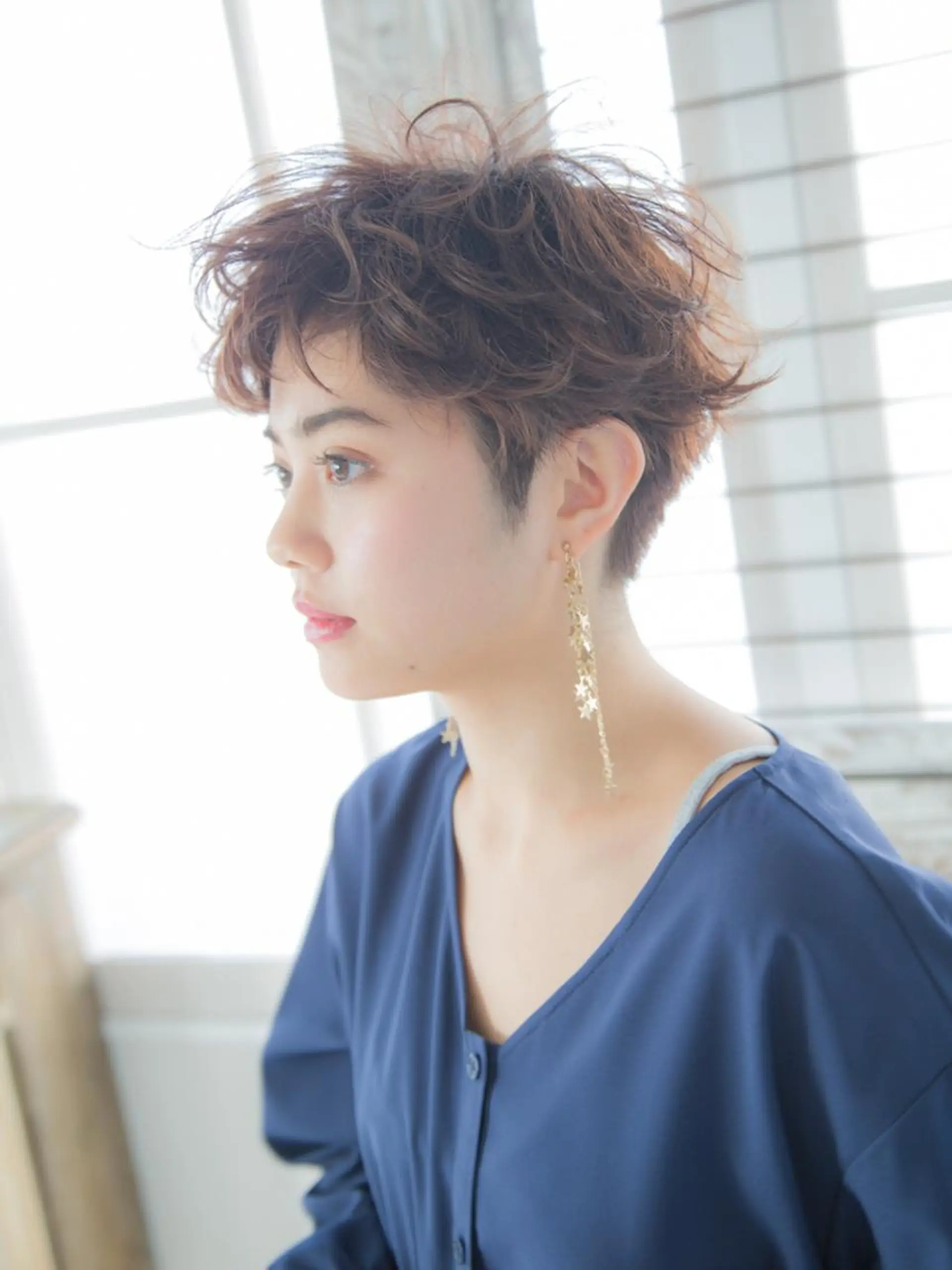 ショート カラー 池袋センターパート No.1 裕大のヘアスタイル