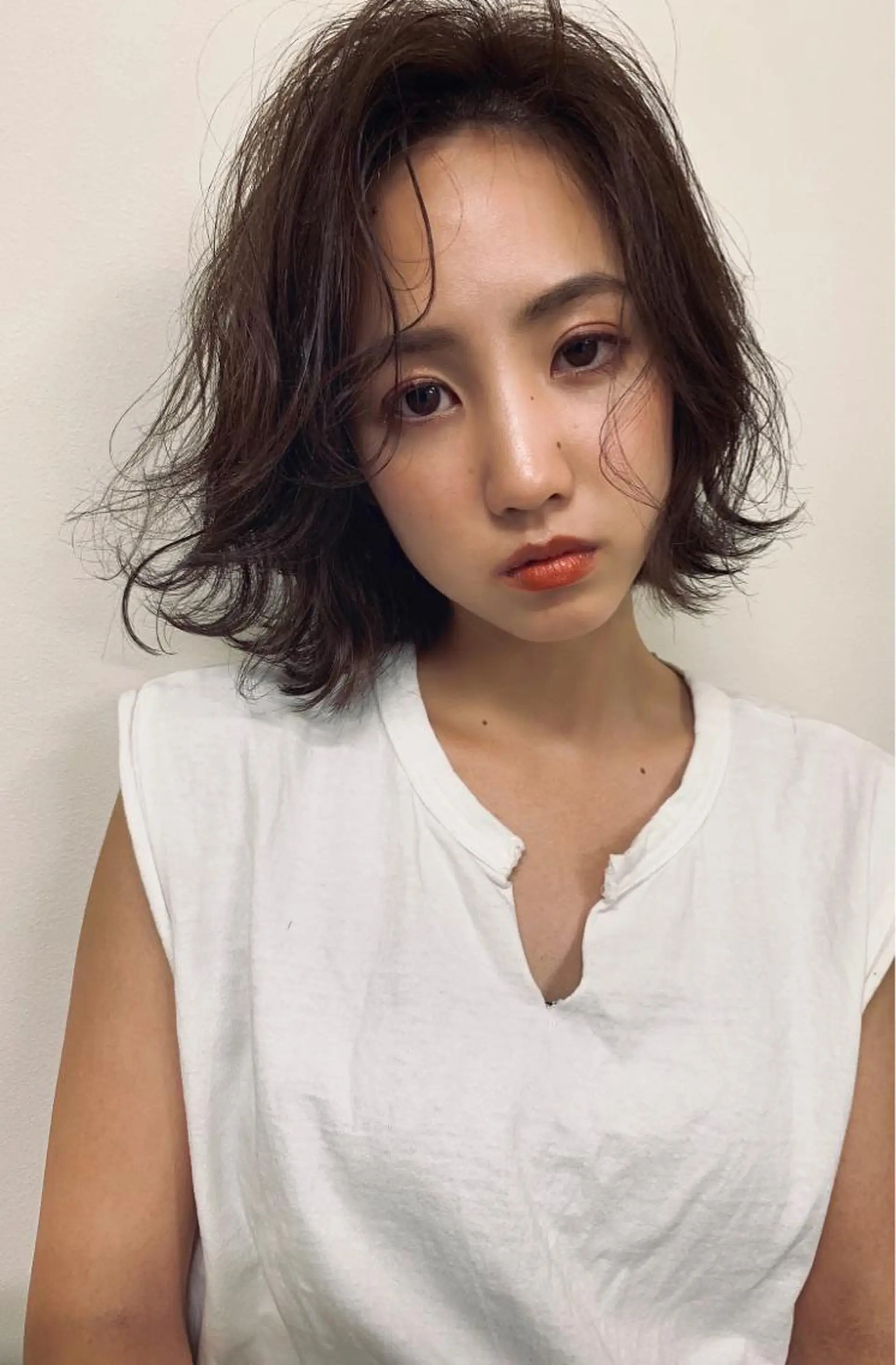 ミディアム カラー パーマ MODE K´s eau髪質改善特化のヘアスタイル