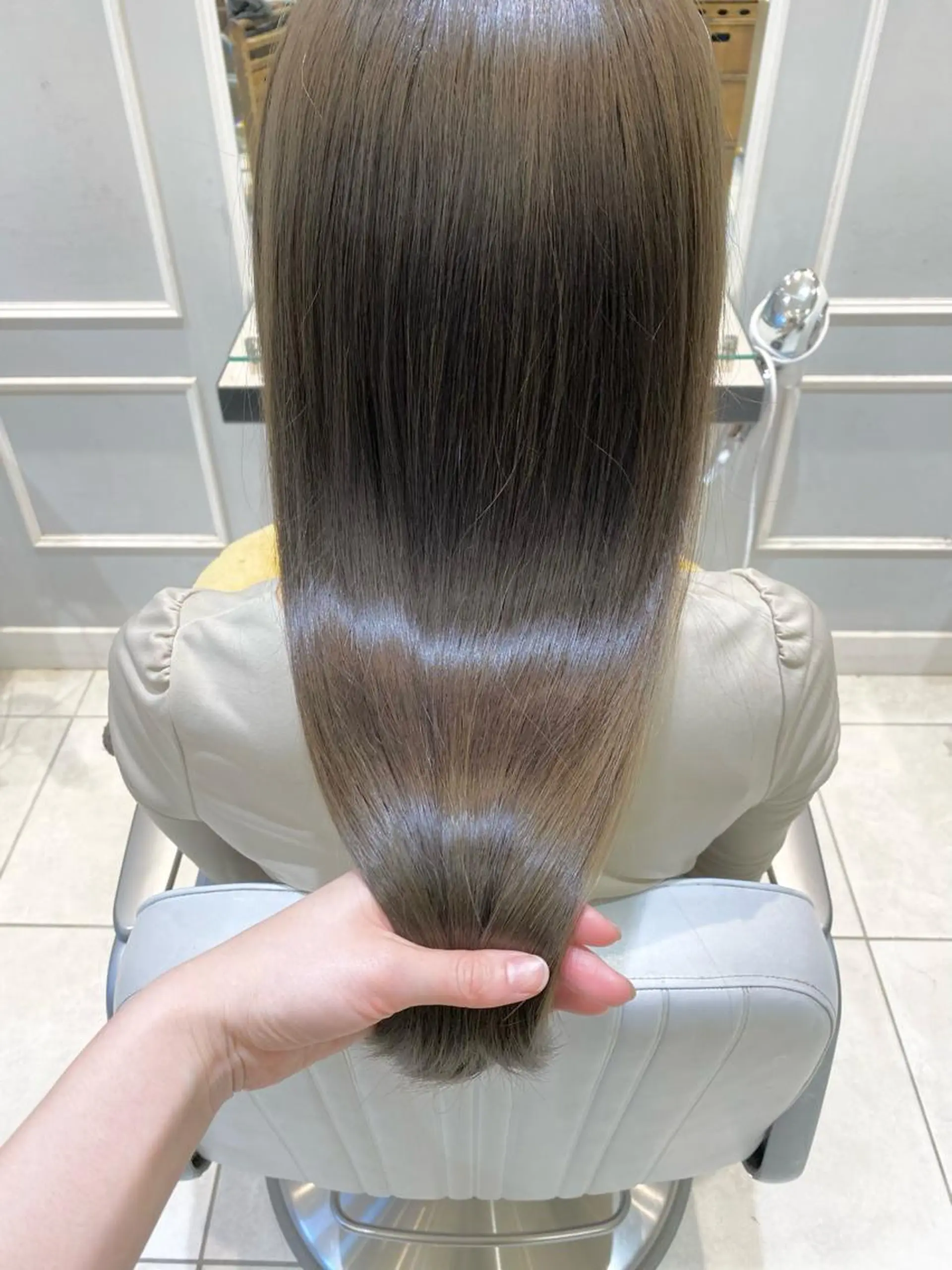 ロング 似合わせ艶髪カラー ❤️ハダユミのヘアスタイル