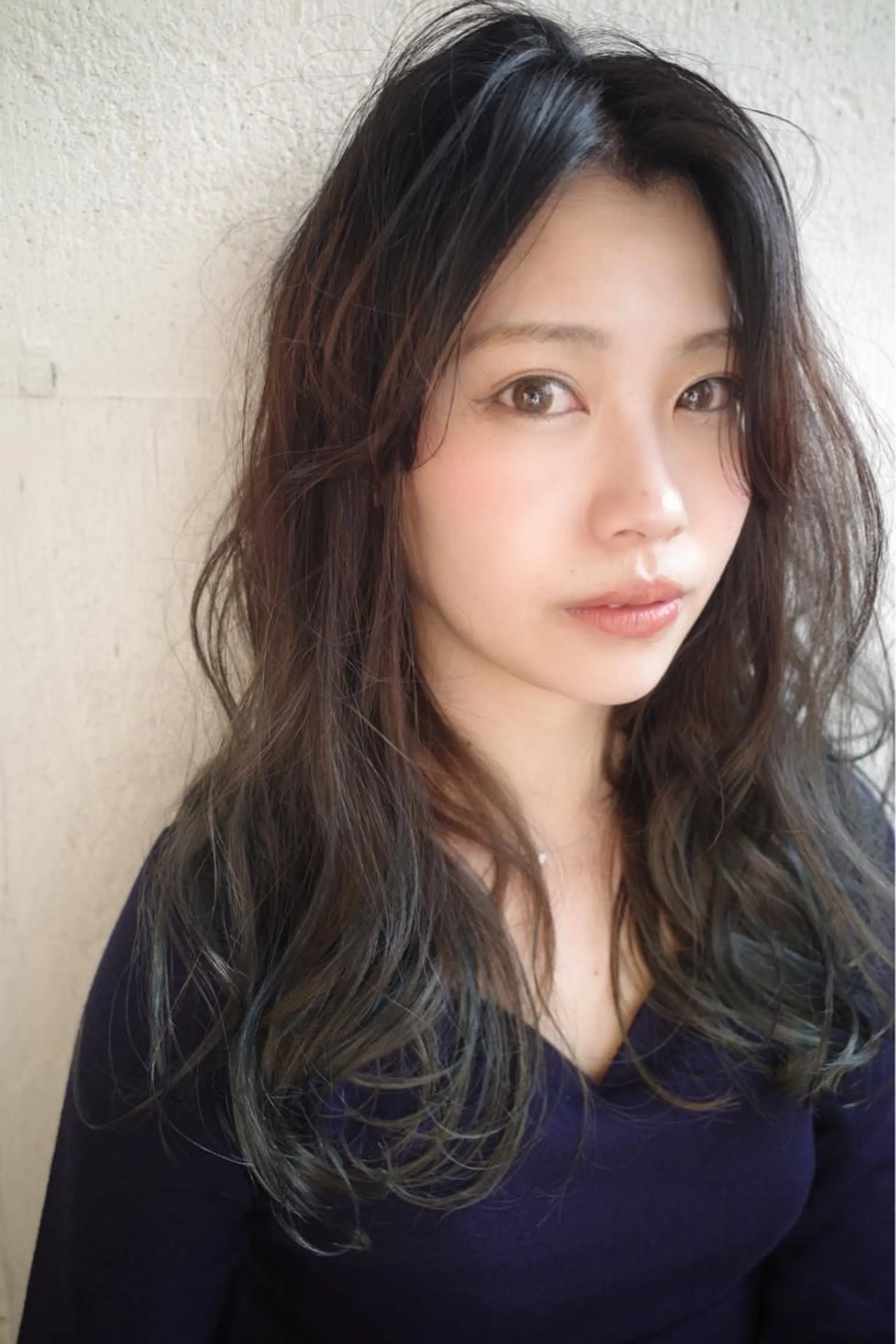 セミロング カラー カット パーマ ふくだ りさ【ciAo!】のヘアスタイル