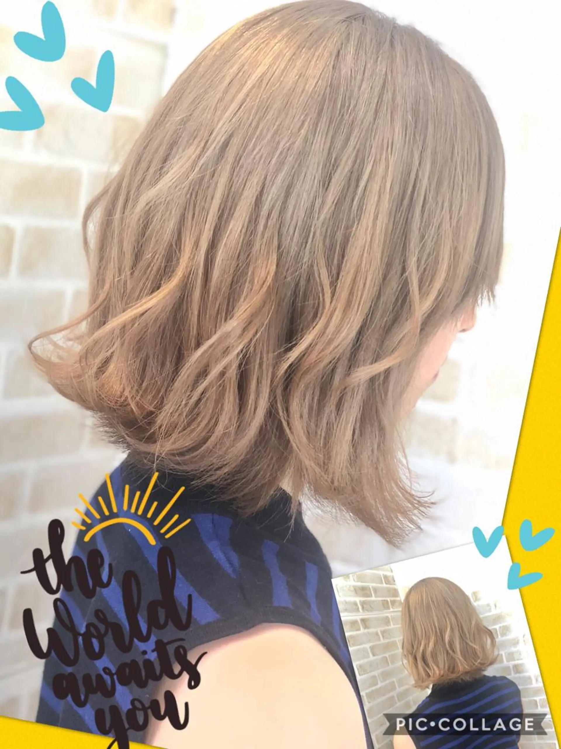 ショート カラー ベージュカラー ブリーチ 透明感カラー ハイトーンカラー イルミナカラー 永島 桜のヘアスタイル