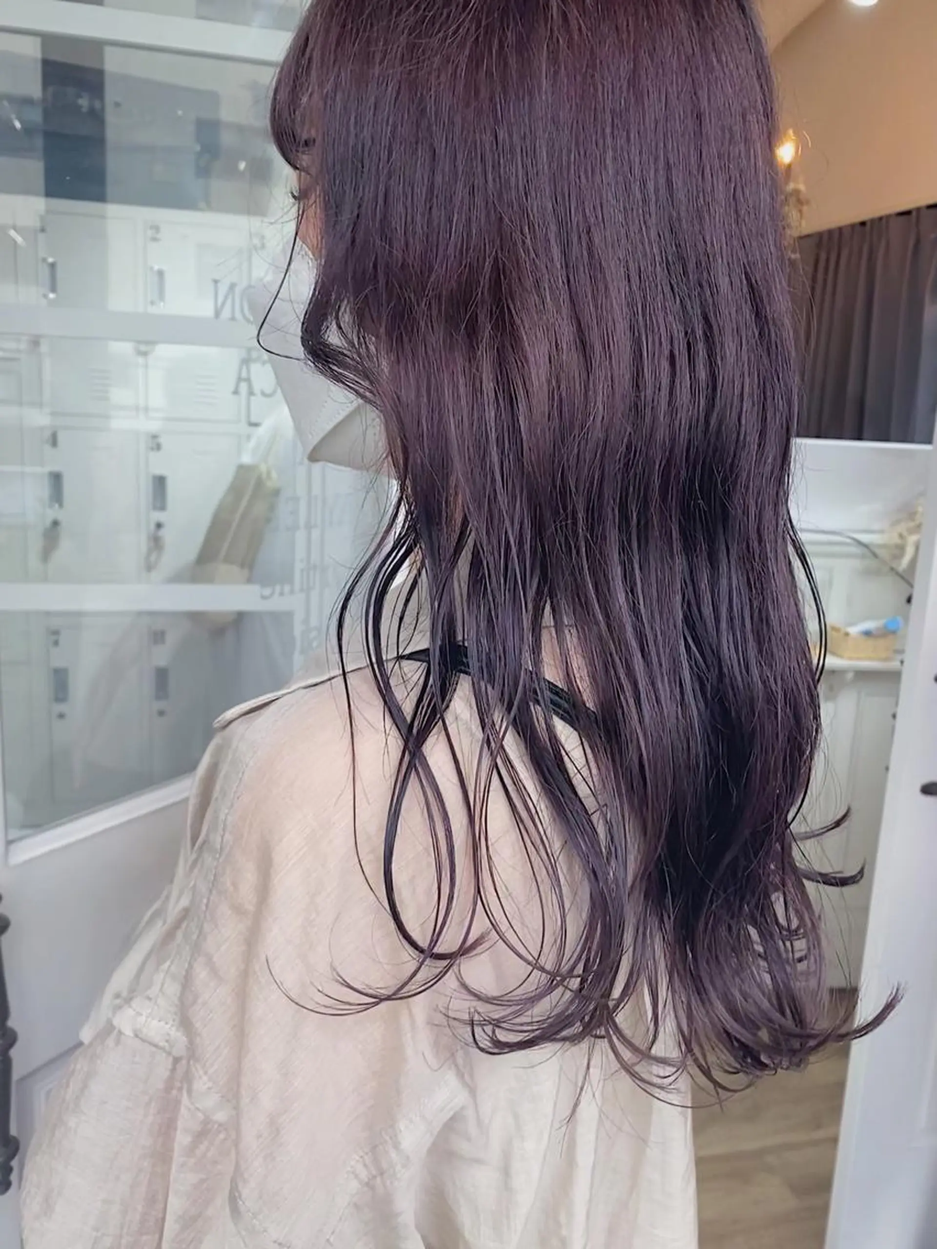 ロング カラー ヘアアレンジ 透明感カラー 🧡梅田ハイトーン カラー🧡runaのヘアスタイル
