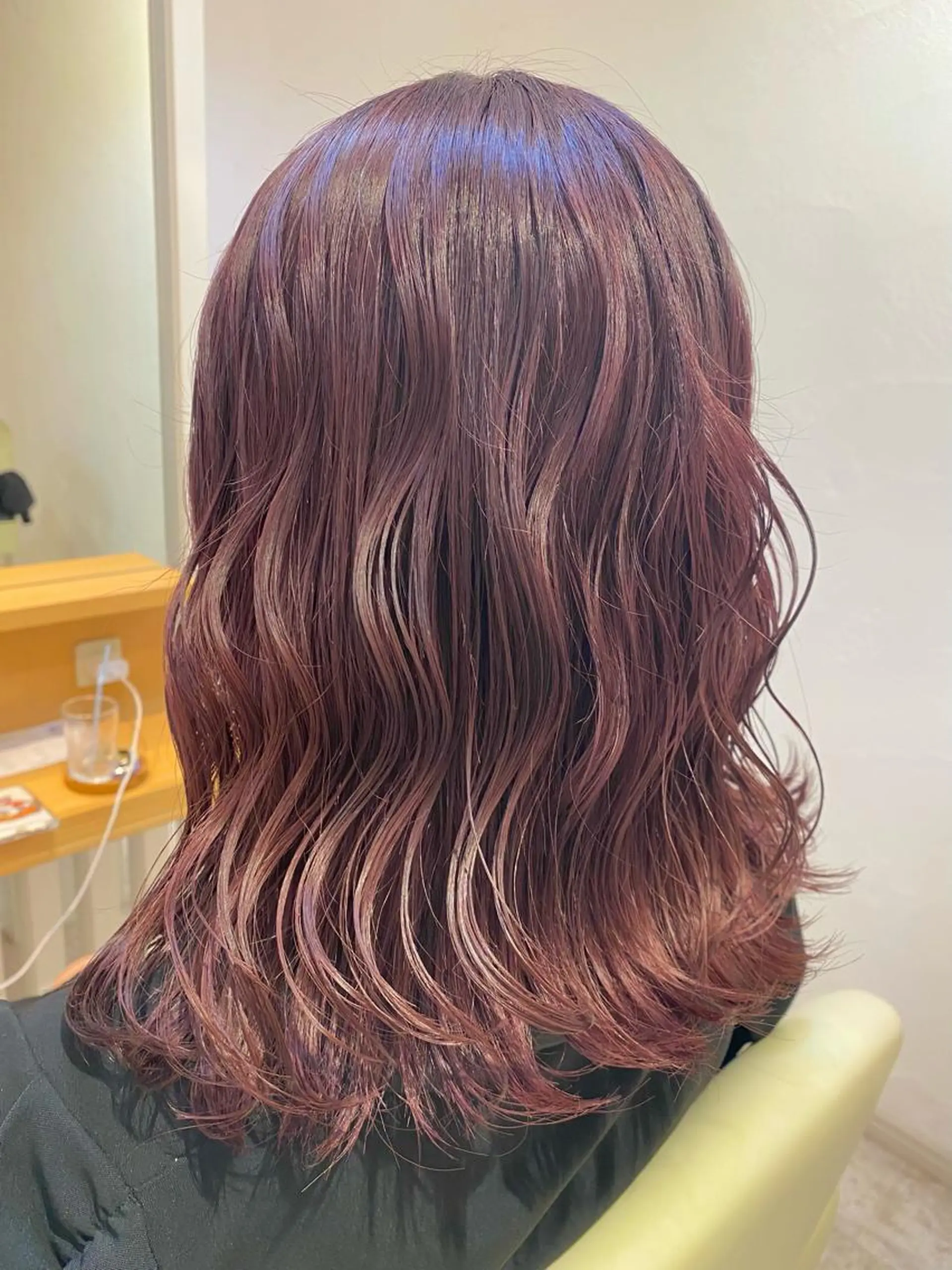 セミロング カラー ヘアアレンジ Design Color🐰アユミのヘアスタイル