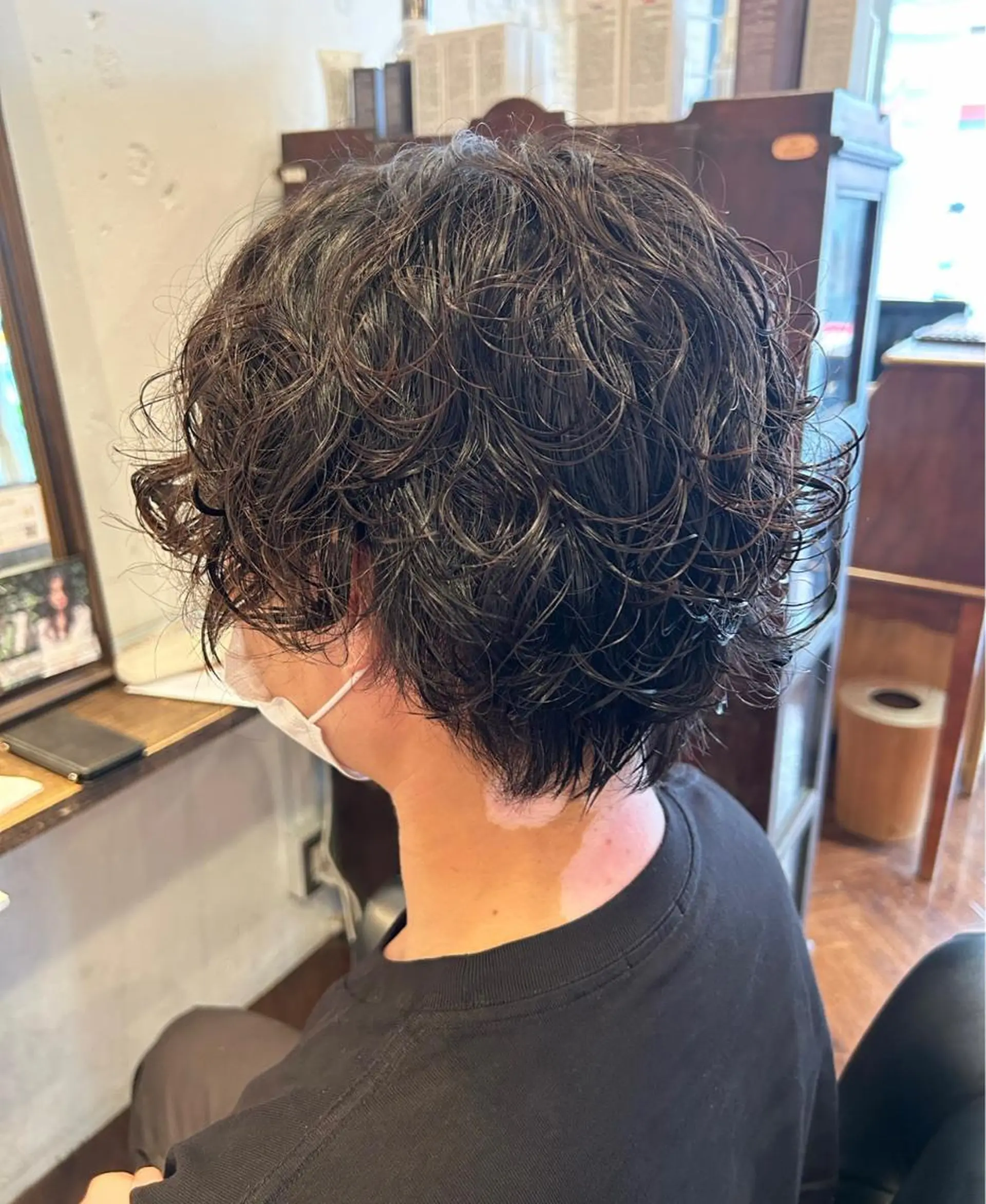 メンズ カット パーマ ゆうき あすかのヘアスタイル