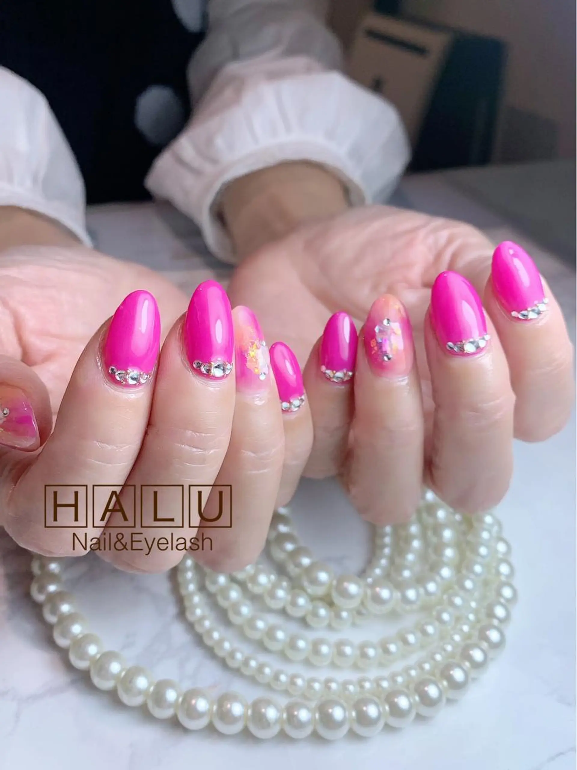 ネイル ピンク HALU ハルのネイルデザイン