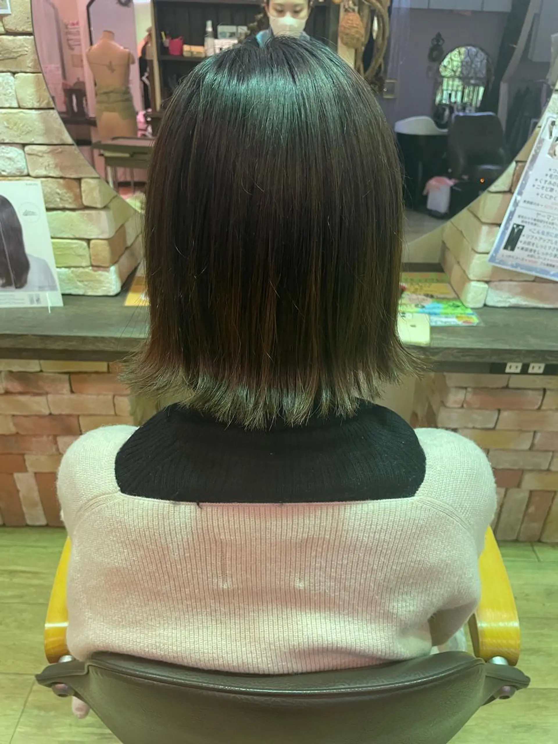 ミディアム hair make echo滿木あい花のヘアスタイル