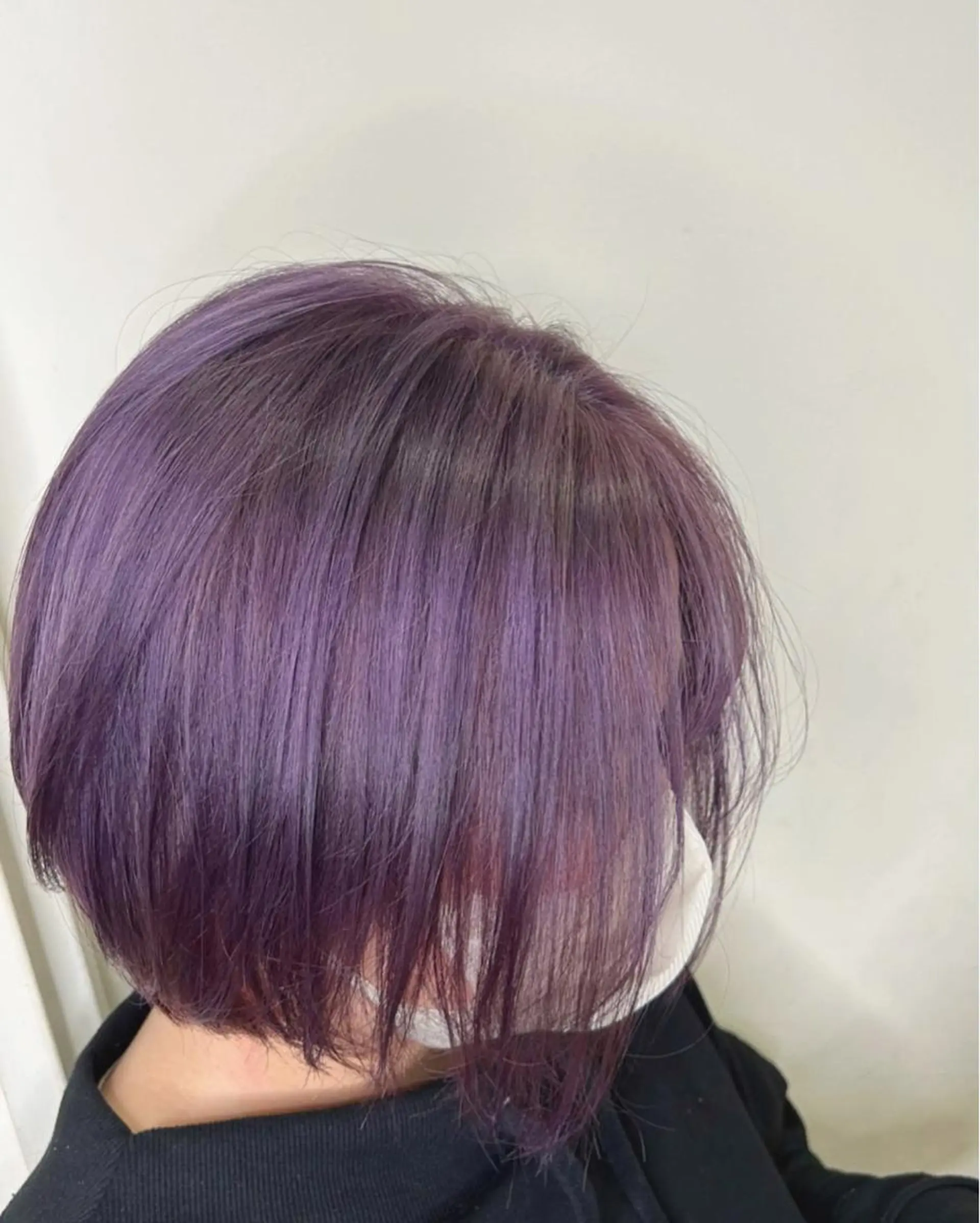 ミディアム カラー 透明感カラー NAN AMI グレージュのヘアスタイル