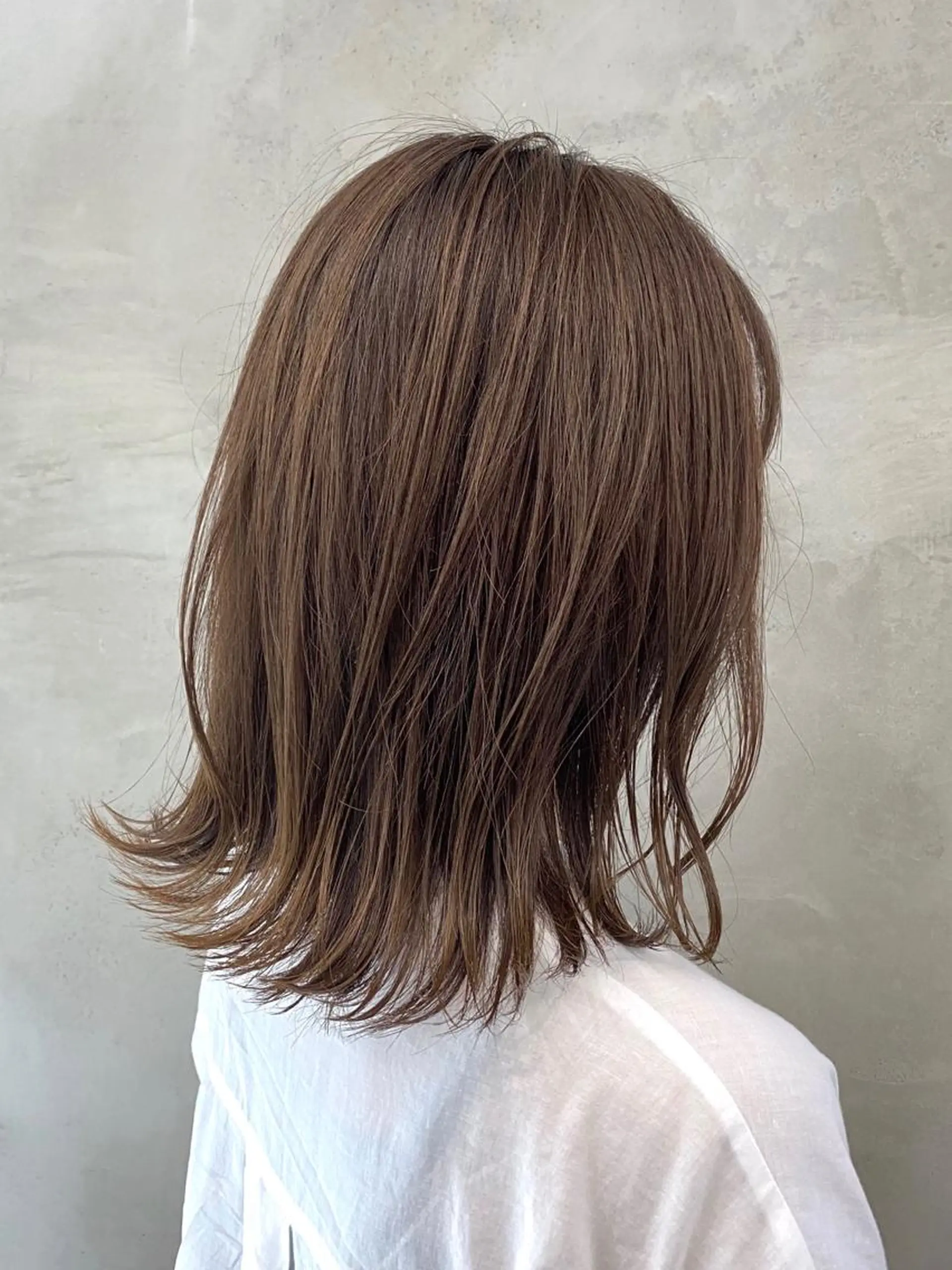 ミディアム カラー ヘアカラー トリートメント 🫧透明感カラー🫧 OIKAWAのヘアスタイル