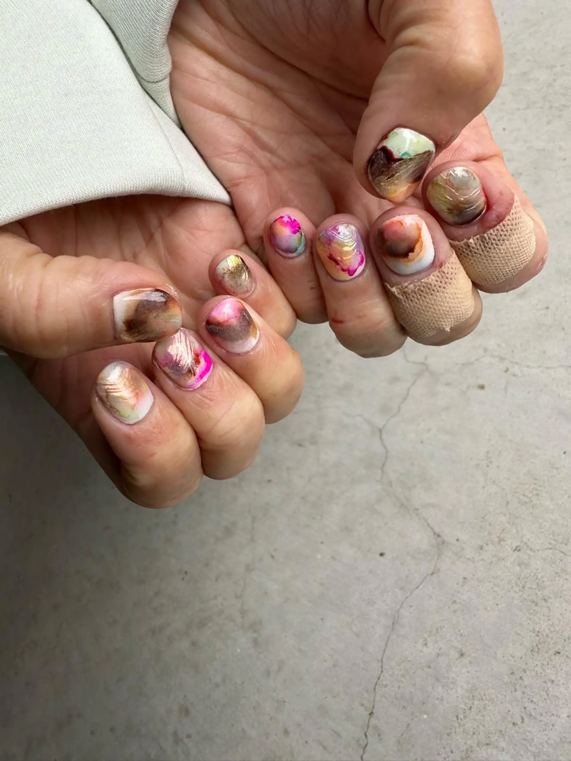 ネイル ハンドネイル nailsalon ∞ ﾐｶﾅﾙ ∞のネイルデザイン