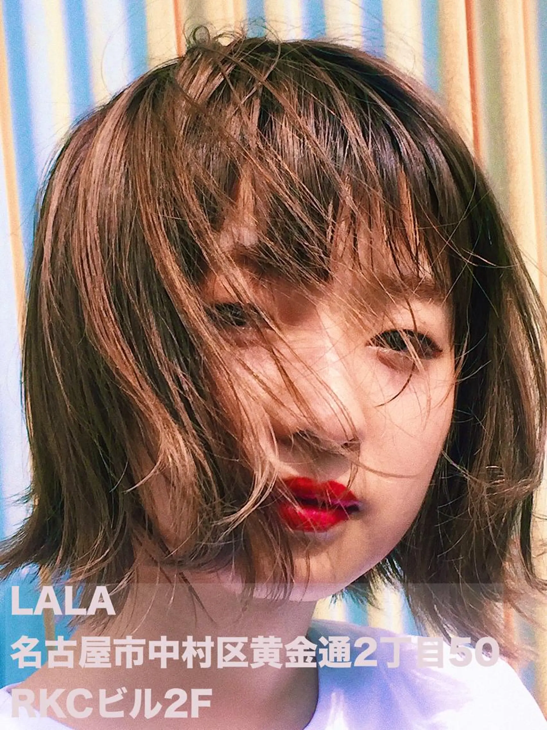 ミディアム カラー ハイトーン/レイヤー /ウルフ⭐️永田⭐️のヘアスタイル