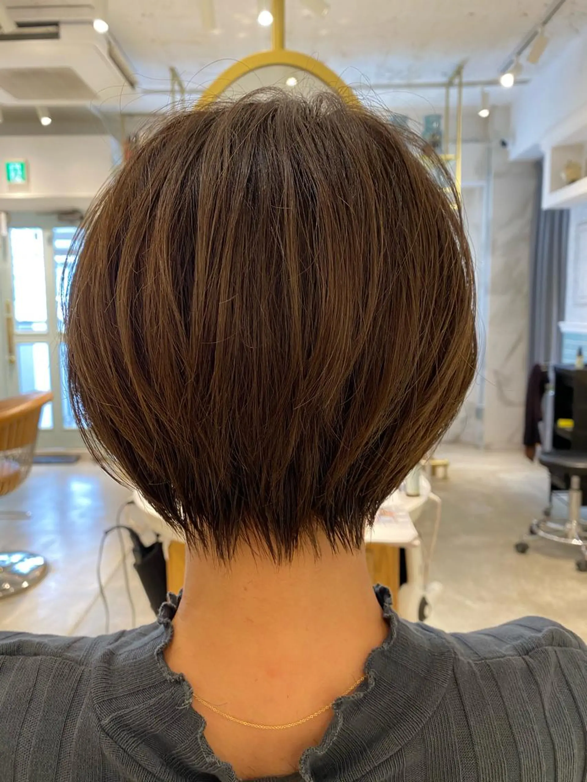 ショート 髪質改善レイヤー/ ボブたんの翔太のヘアスタイル