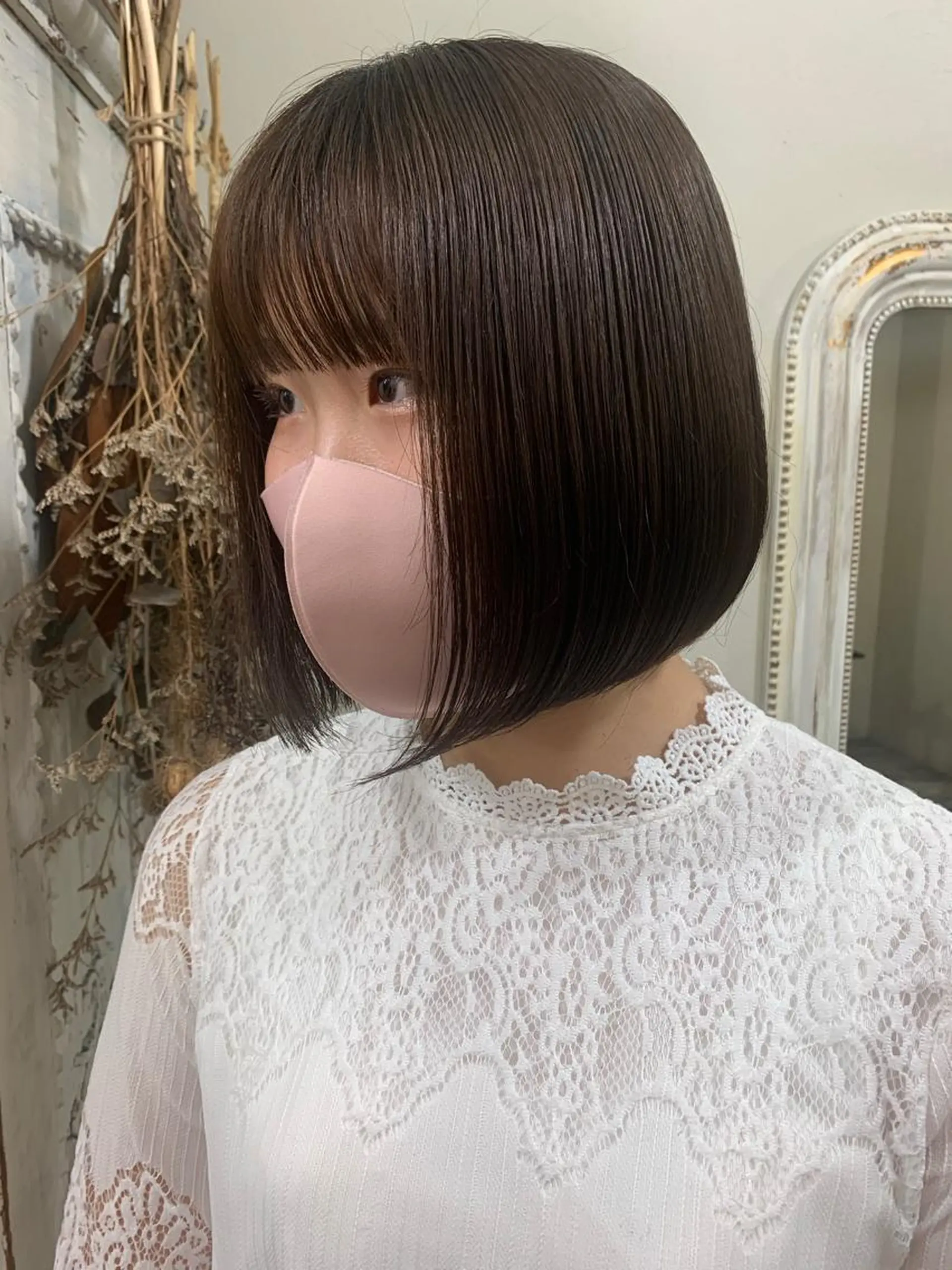 ショート ボブ ボブ/顔まわりカット 💫大澤奈緒美のヘアスタイル