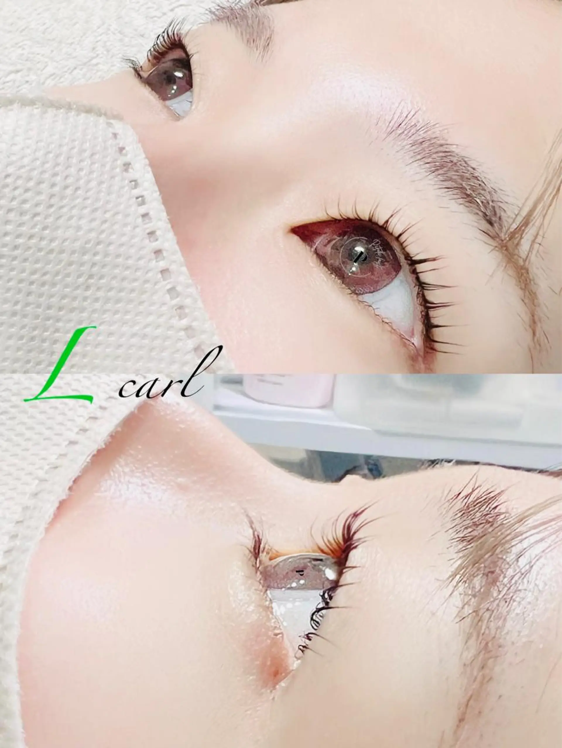 マツエク・マツパ アイブロウ ハリウッドブロウリフト ケラチンラッシュリフト バインドロック Cカール キュート eyelash presh yukaのマツエク・マツパデザイン