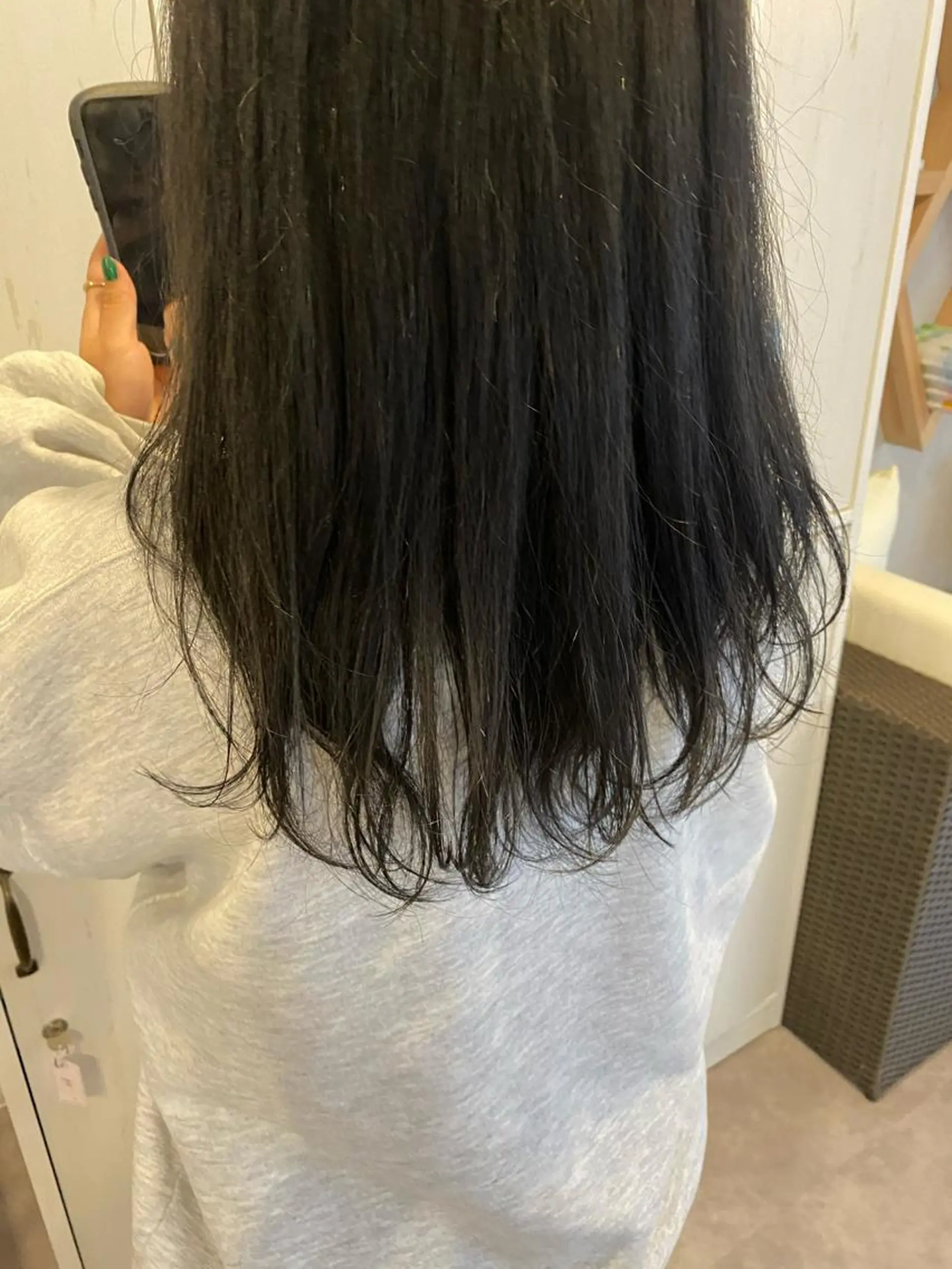 ミディアム ヘアカラー ELLE&SALLY 石野のヘアスタイル