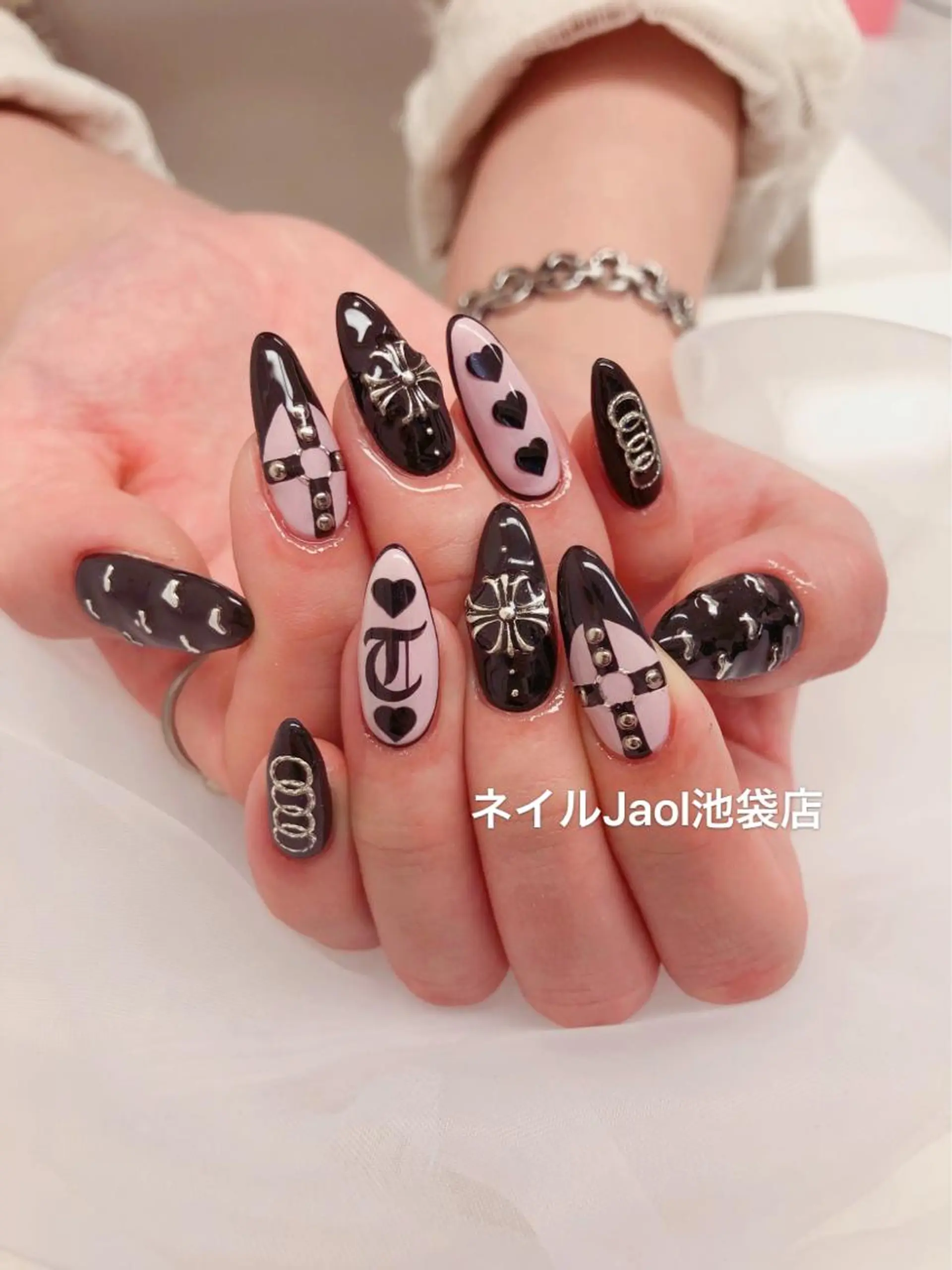 ロング ネイルJaol 池袋のネイルデザイン