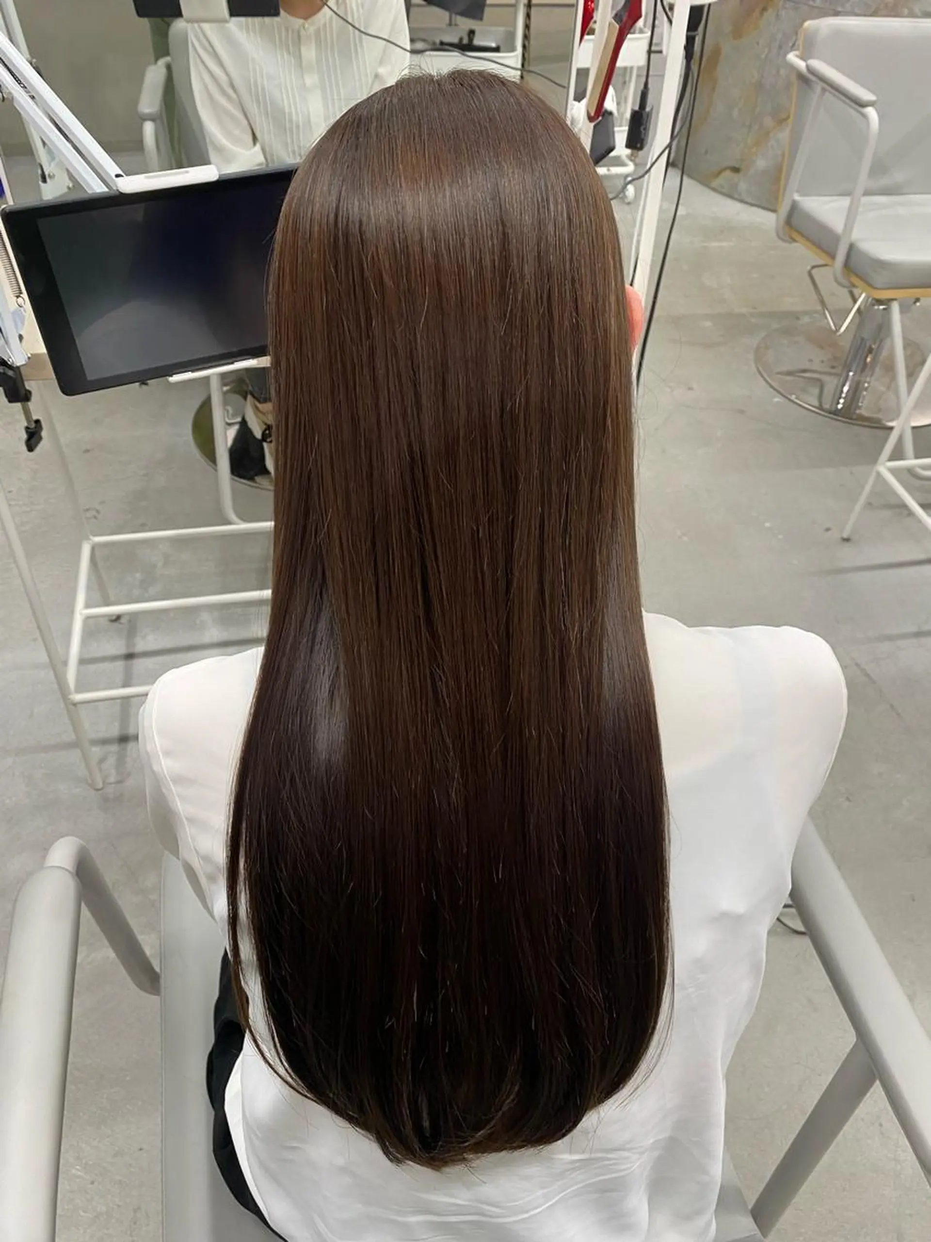 ロング カラー カット ヘアカラー トリートメント 前橋 姫奈のヘアスタイル