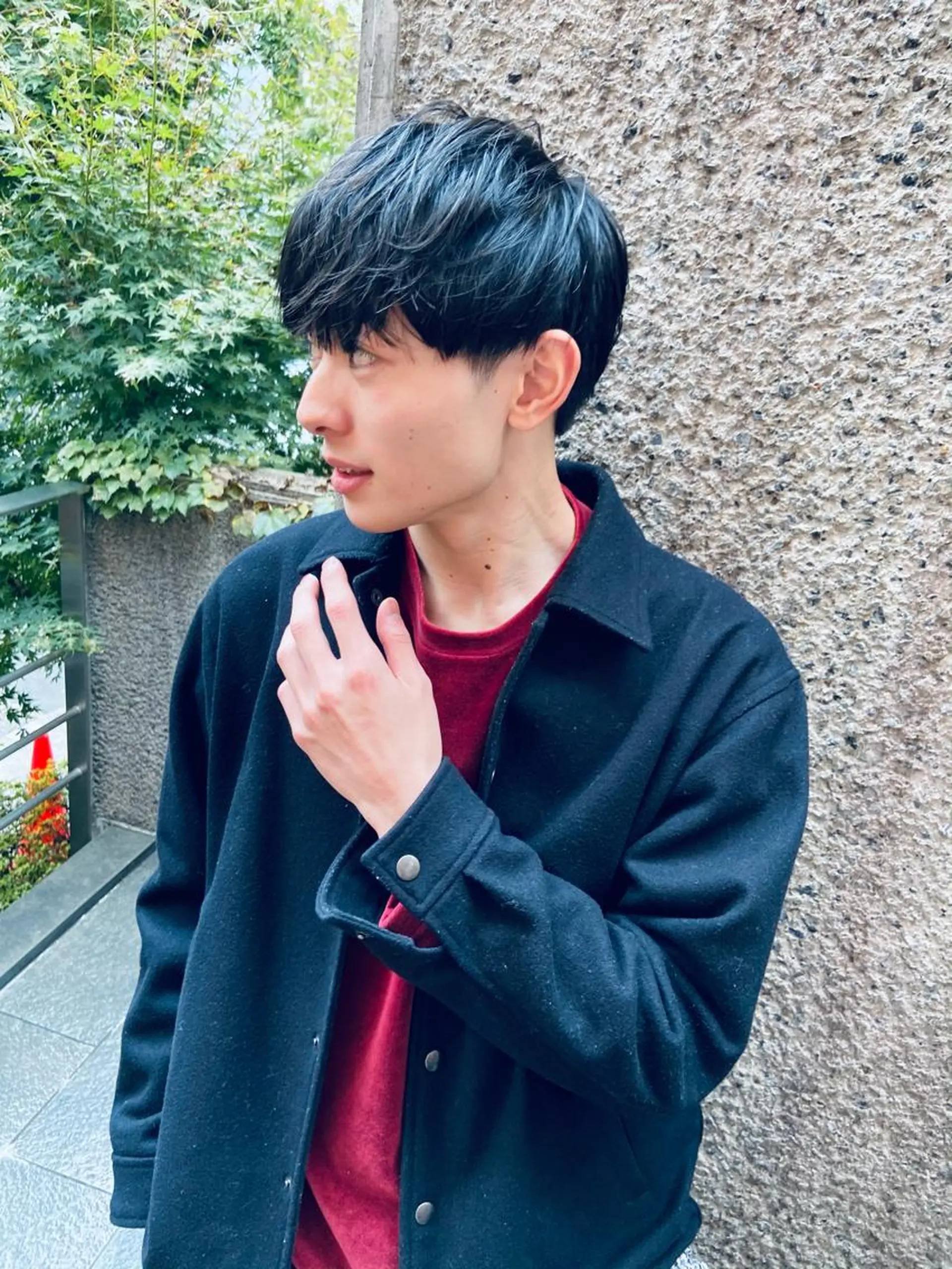 ショート カラー パーマ ヘアアレンジ メンズ カット ちこ .のヘアスタイル