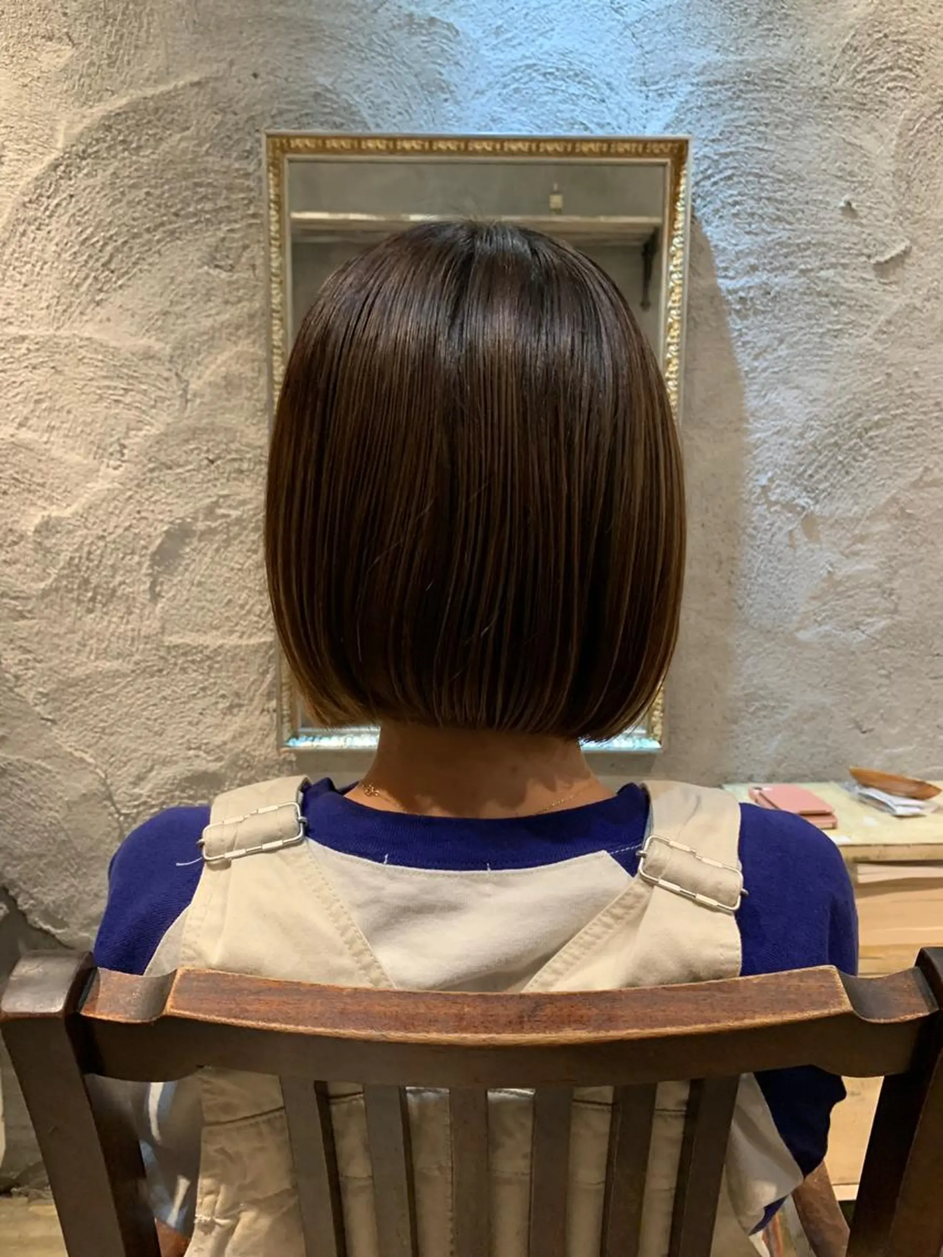 ショート 赤み消しカラー/ オリーブ/トモキのヘアスタイル